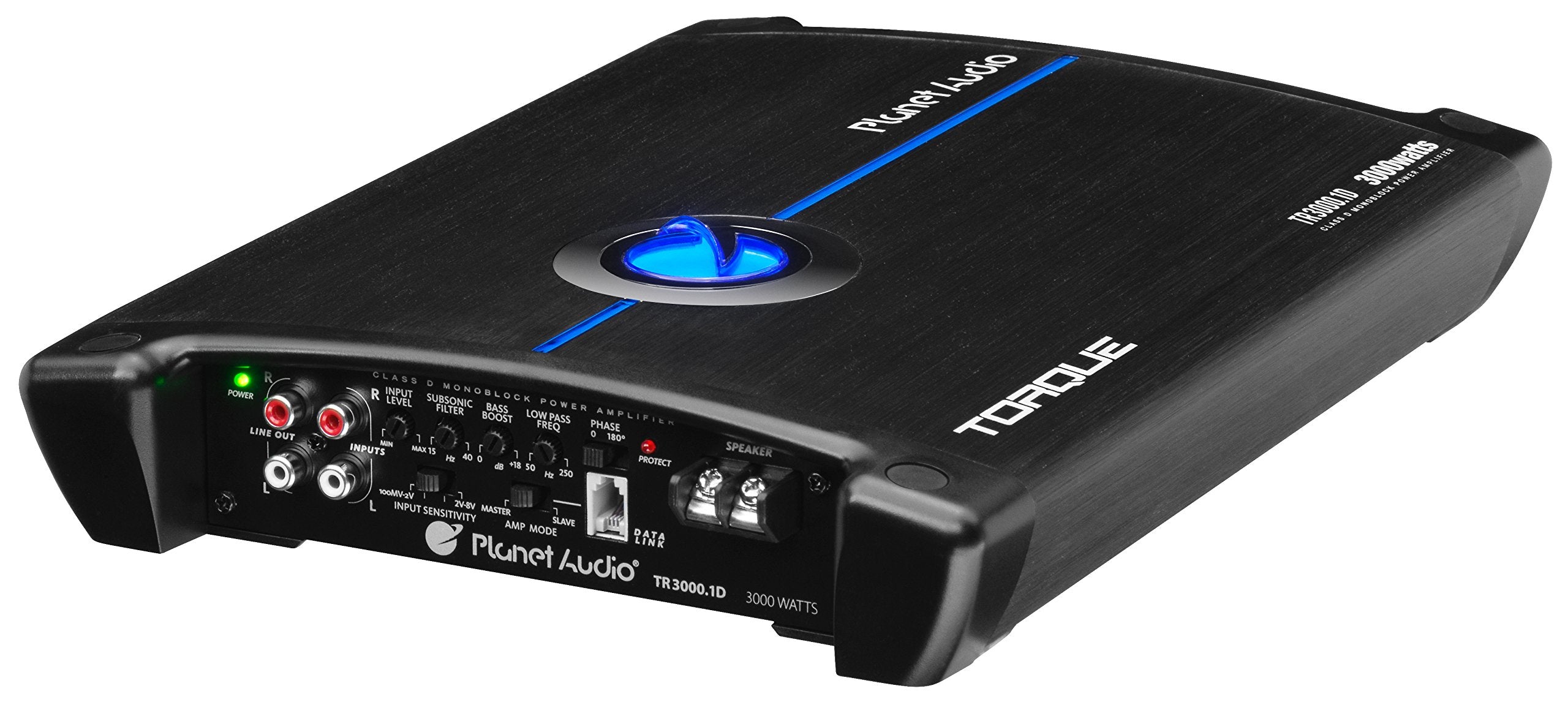 Planet Audio Class D TR3000.1D Monoblock Car Amplifier - 3000 High Output, 1 Ohm, Low Level Inputs, Low Pass Crossover, Hook Up to Subwoofer for Bass