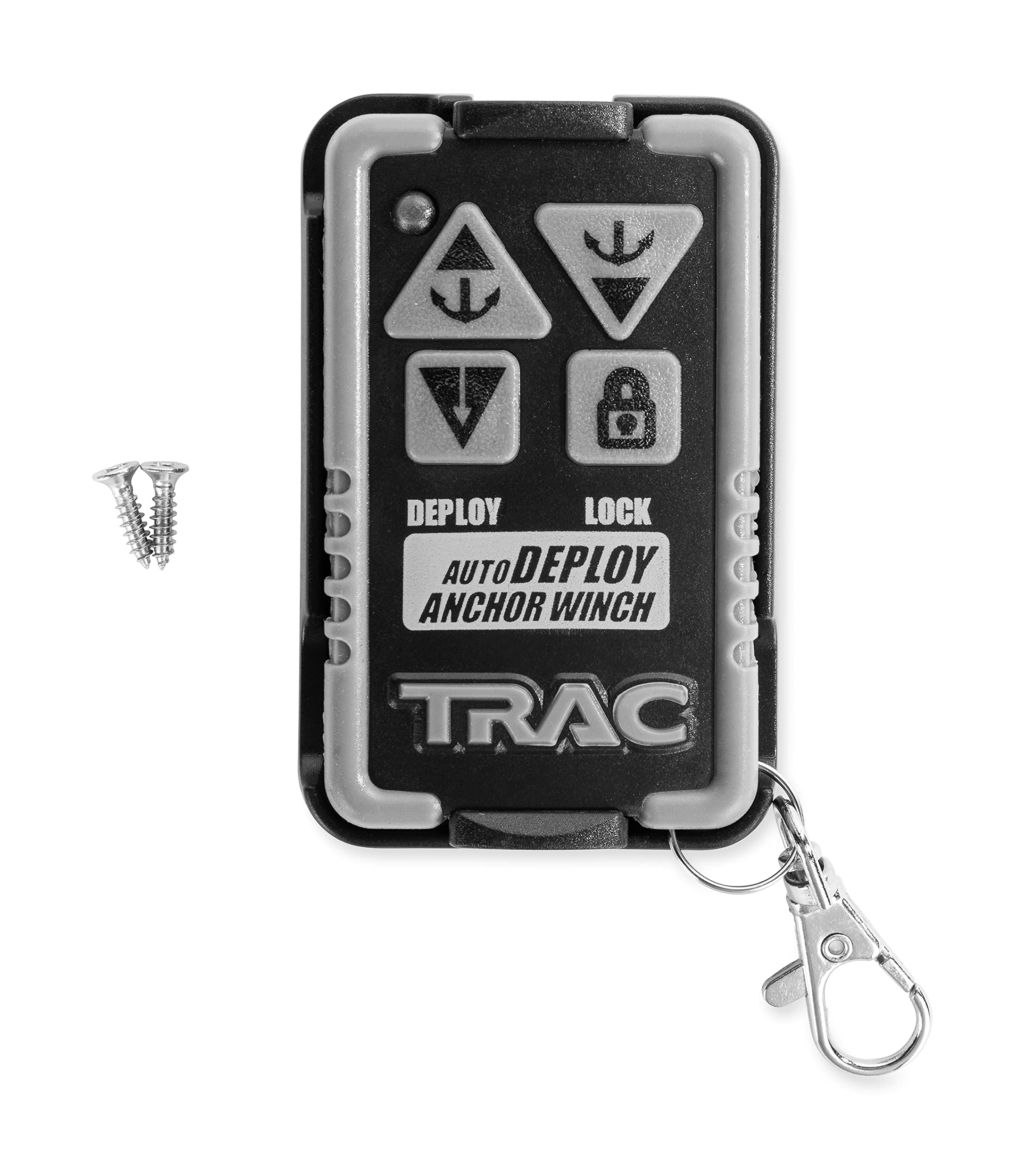 Angler 30 TRAC-Outdoor Products AutoDeploy-G3 Electric Anchor Winch - Anchors Up to 30 lb. - Includes 100-feet of Pre-Wound Anchor Rope with Use (69004), Gray, Normal