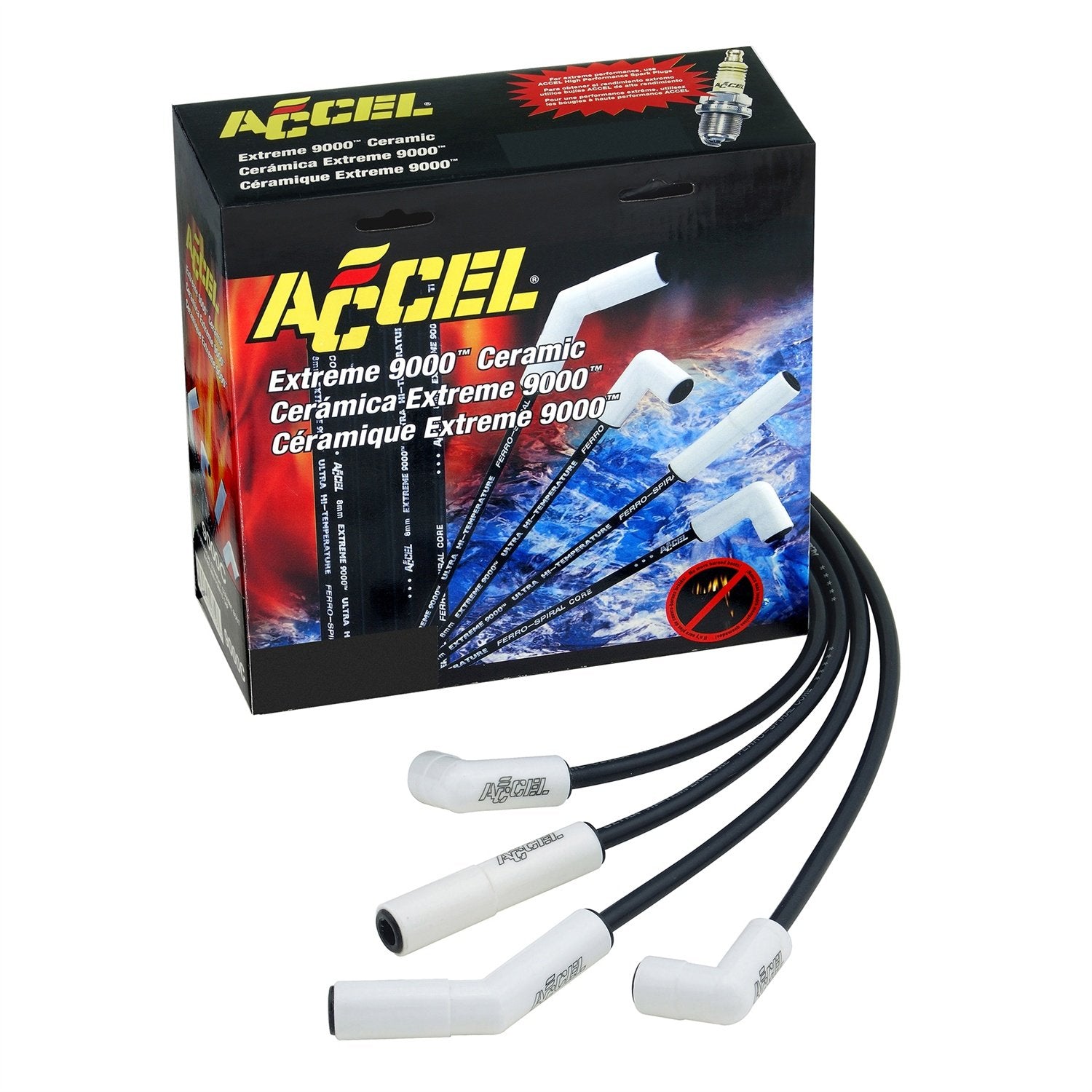 Extreme 9000 ACCEL 9056C Spark Plug Wire Set Ceramic Boot