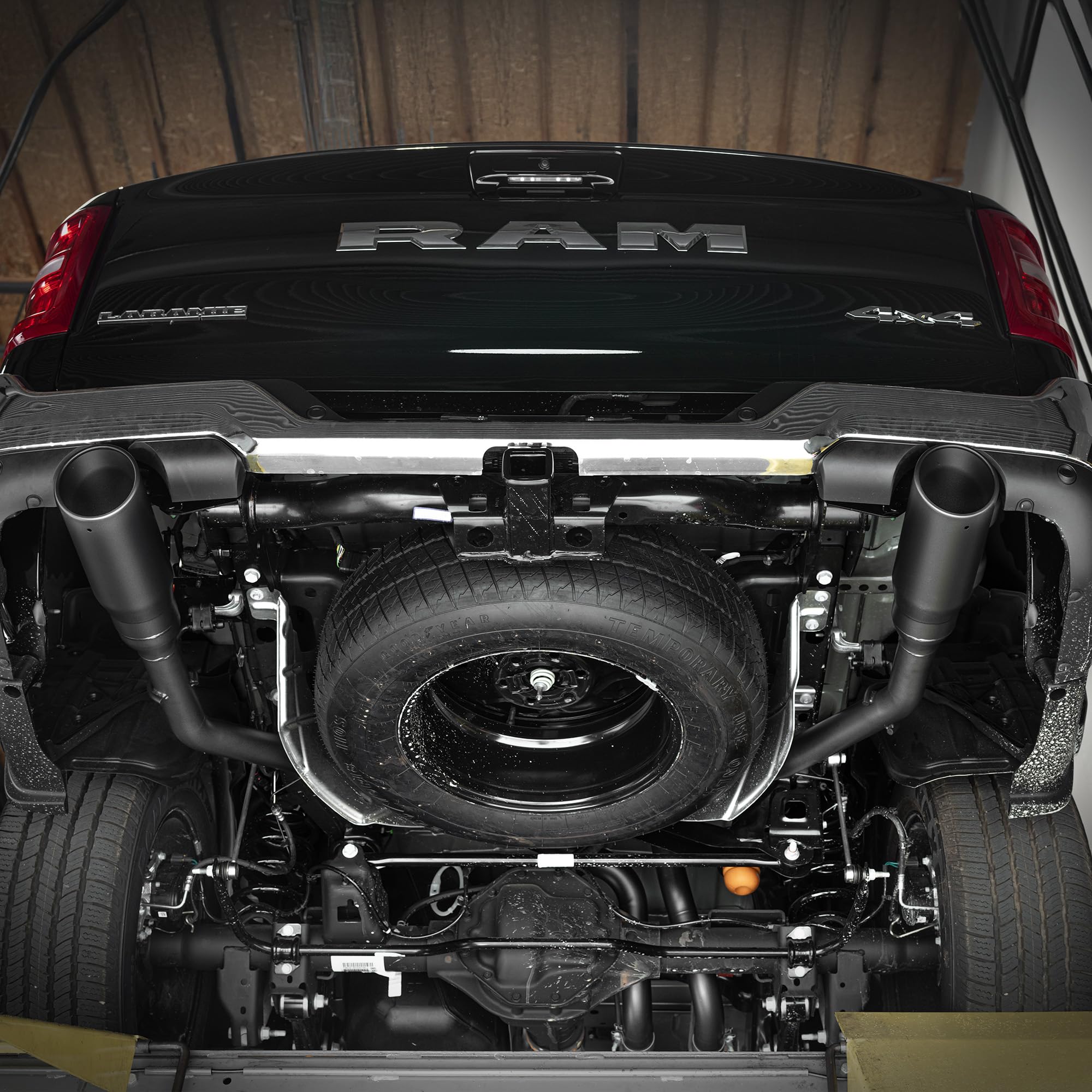 Cat-Back MagnaFlow Performance Exhaust System 19685: SPEQ Series, For 2025 RAM 1500 I6 3.0L, Dual Split Rear Exit, Black Coated
