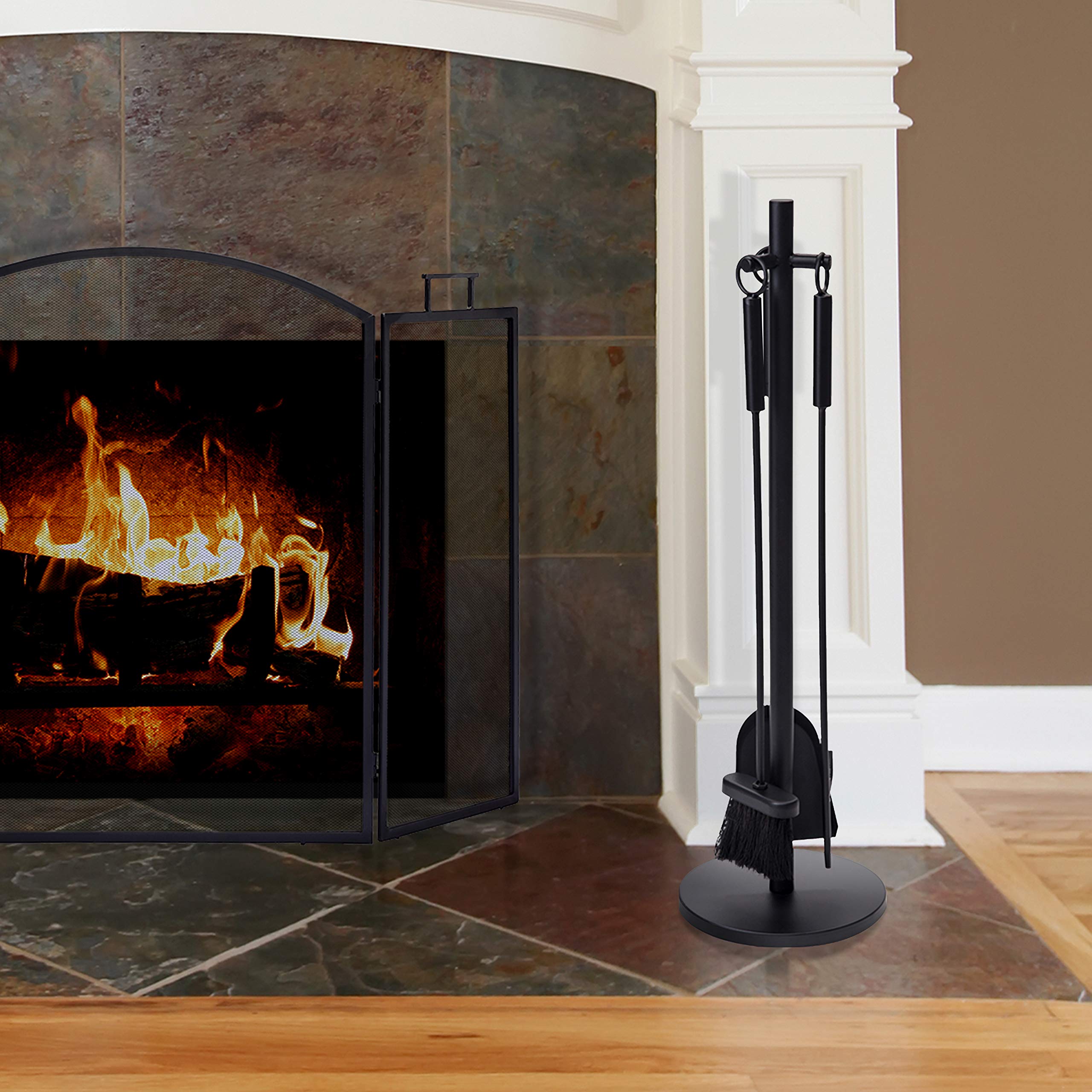 4 Piece Pleasant Hearth Toolset Fireplace