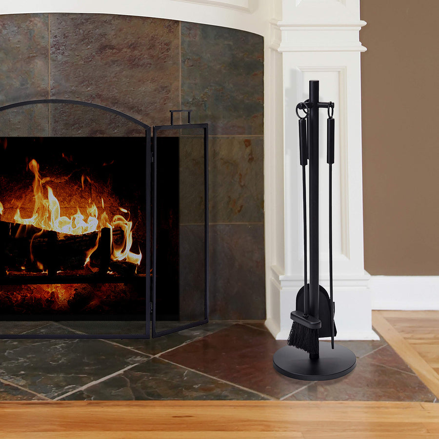 4 Piece Pleasant Hearth Toolset Fireplace