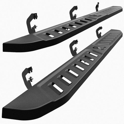 6.6" Blade Running Boards Tyger Auto Compatible with 2007-2018 Chevy Silverado GMC Sierra 1500; 2007-2019 2500 3500HD; 2019 LD/Limited | Crew Cab | TG-BL7C7148 | Side Step Nerf Bars