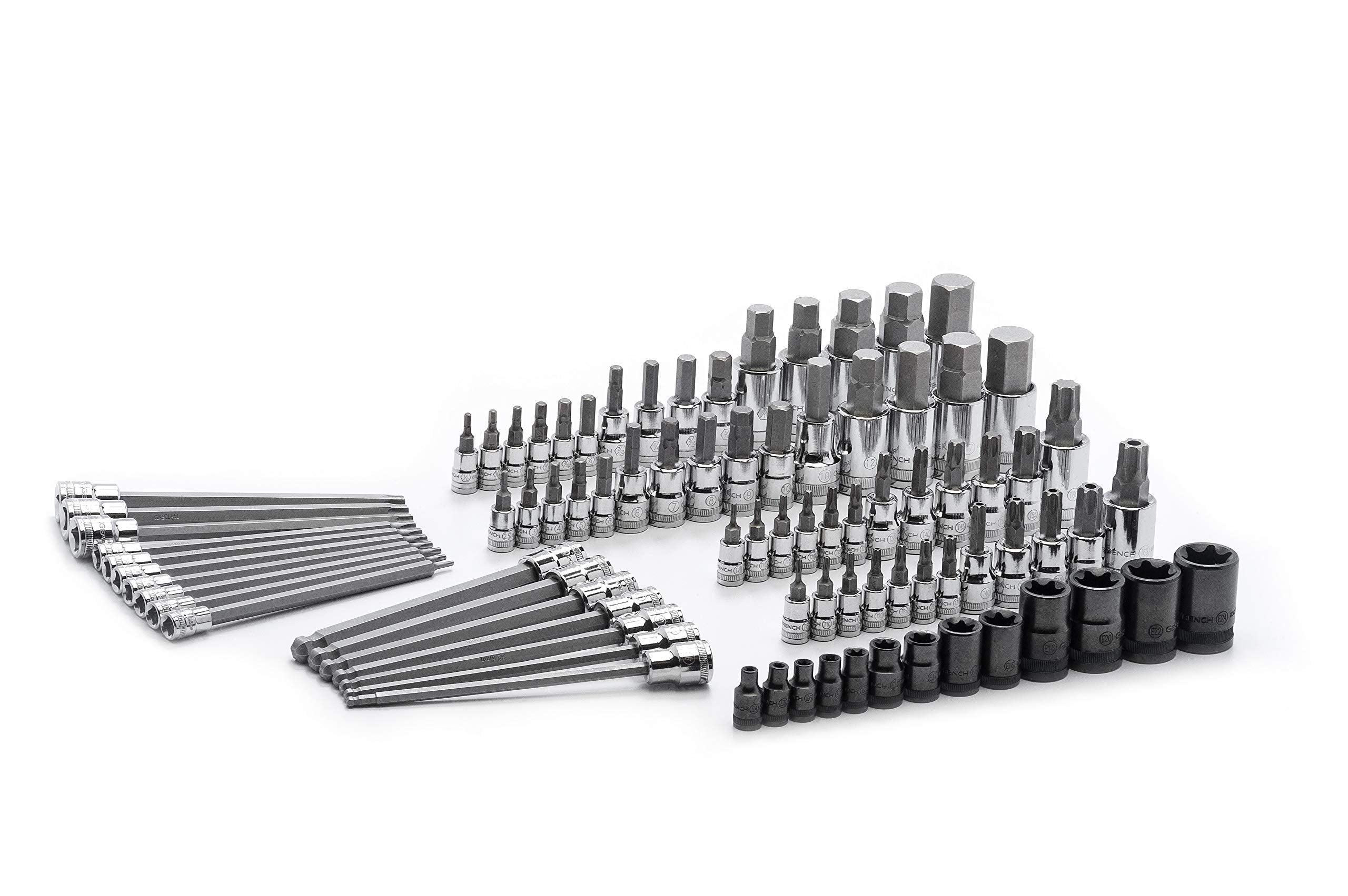 84 Pc. GEARWRENCH Master SAE/Metric Hex And Torx Bit Socket Set - 80742