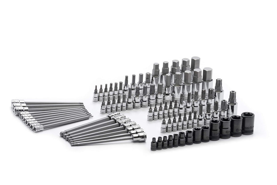 84 Pc. GEARWRENCH Master SAE/Metric Hex And Torx Bit Socket Set - 80742