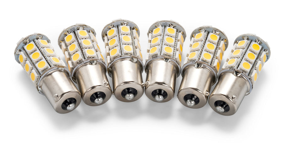 LED Replacement Camco Bulb (1156 BA15S),6 Pack