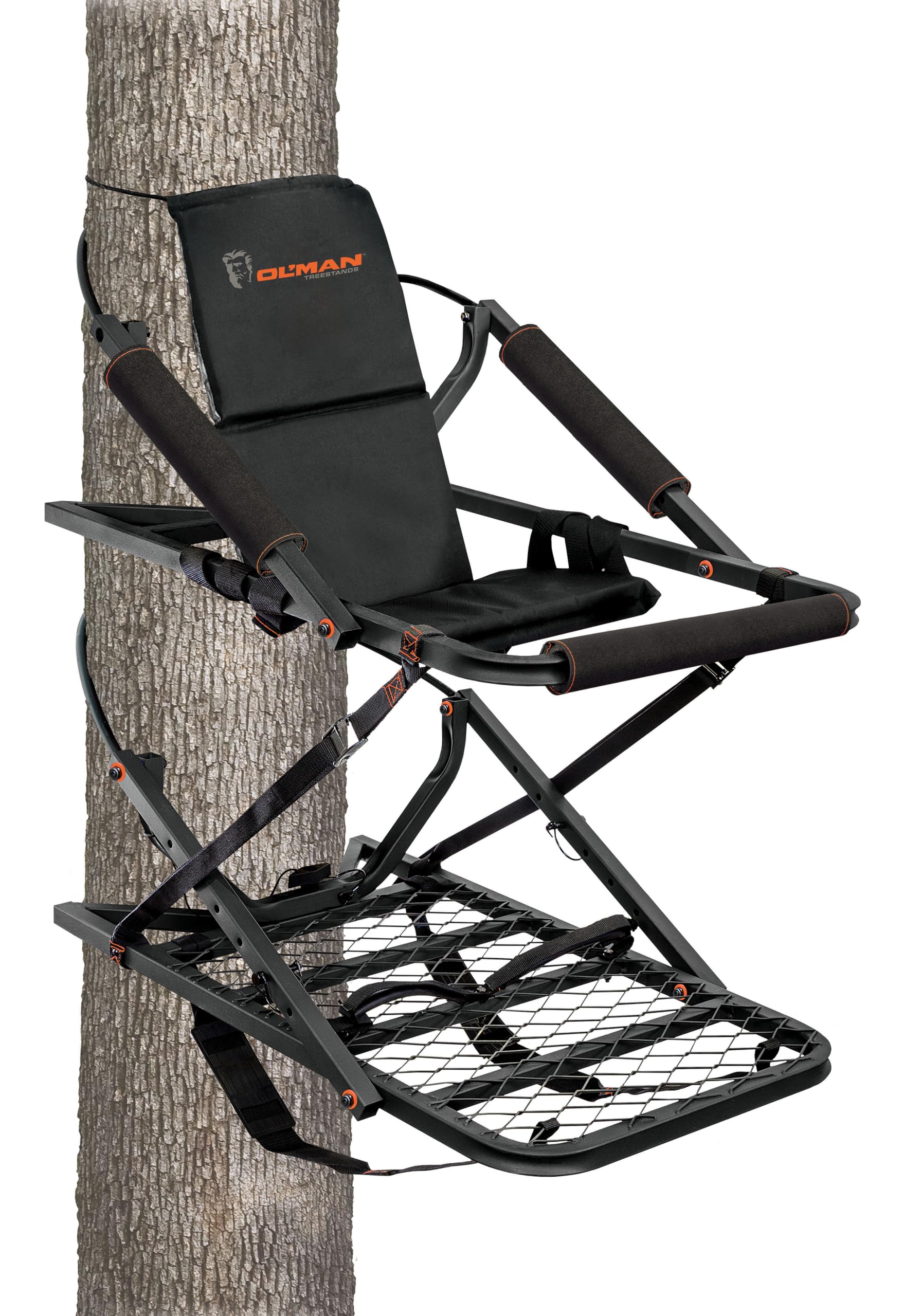 Stealth Mode OL'MAN Steel Climbing Tree Stand