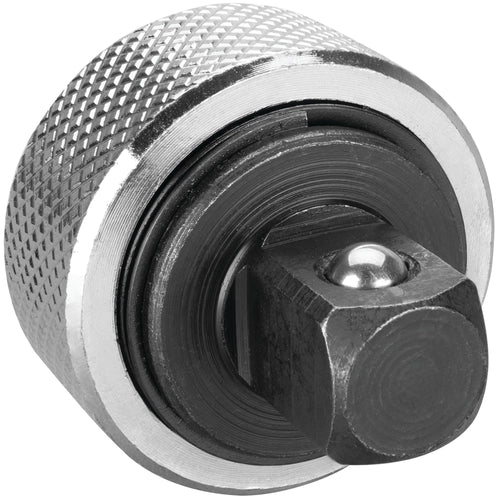 W32125 Performance Tool 3/8-Inch Drive Stubby Ratchet with 72 Tooth Gear and Knurled Grip - Compact Design for Tight Spaces, Nickel Chrome Plated Finish