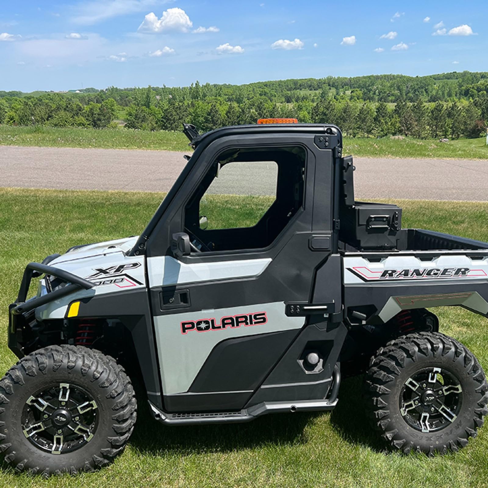 DUHA 70820 All Terrain Side by Side Storage Box with Mounting Kit fits 2014 2024 JD Gator XUV835 - Heavy Duty, Weather Resistant & Lockable Latches 70826