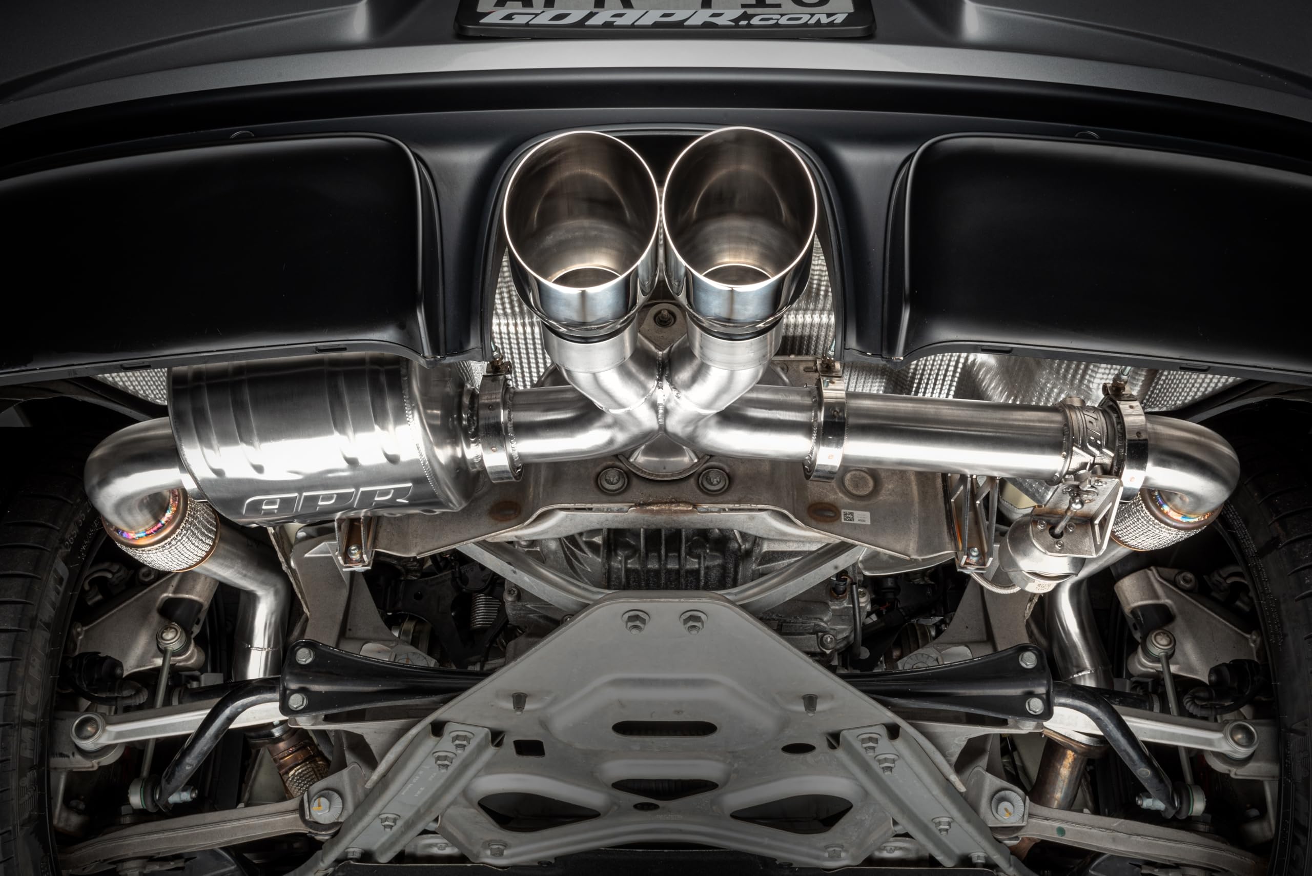 APR Optional Muffler CBK0028 Left Side APR CBK0024 Cat-Back