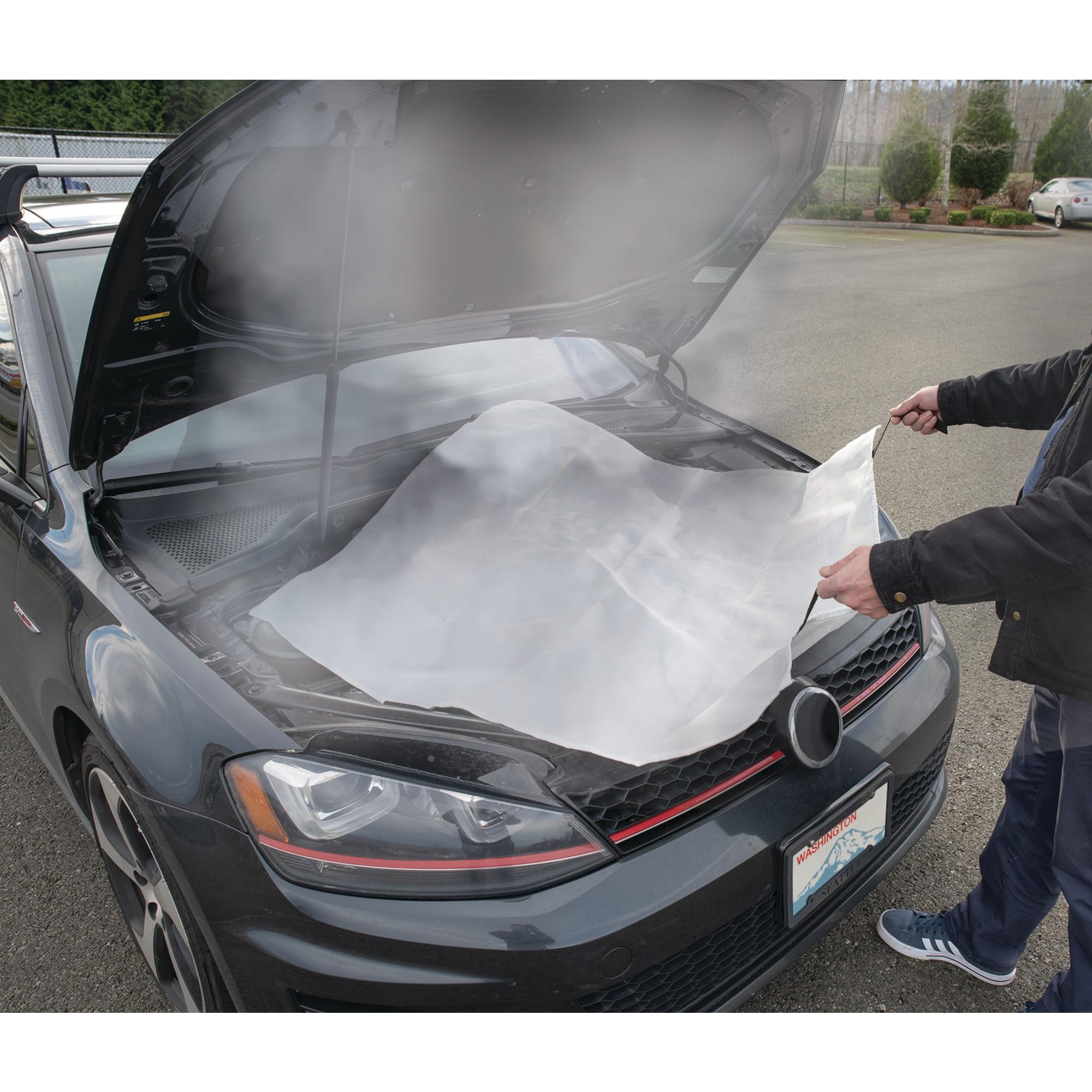 Emergency Fire Blanket Performance Tool W905, for Class A, B and C Fires, for Shops, Homes, Cars and RVs