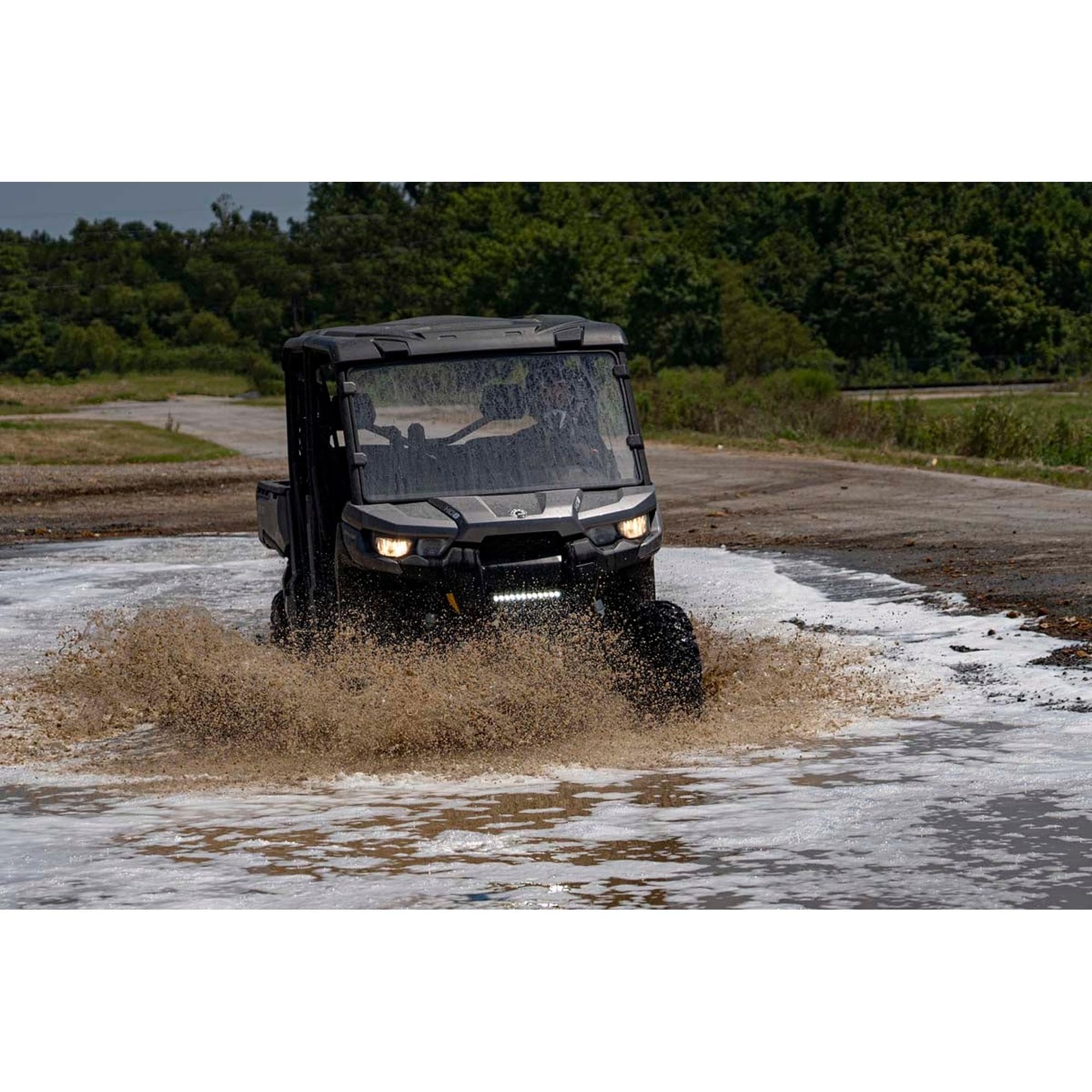 12" DRL LED Bumper Kit Rough Country for Can-Am Defender - 97004