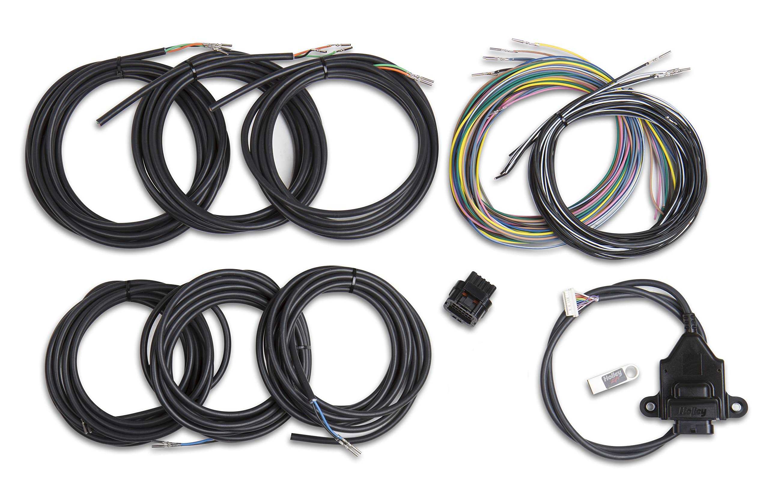 Digital Dash I/O Adapter Holley EFI w/Unterminated Vehicle Harness 558-433