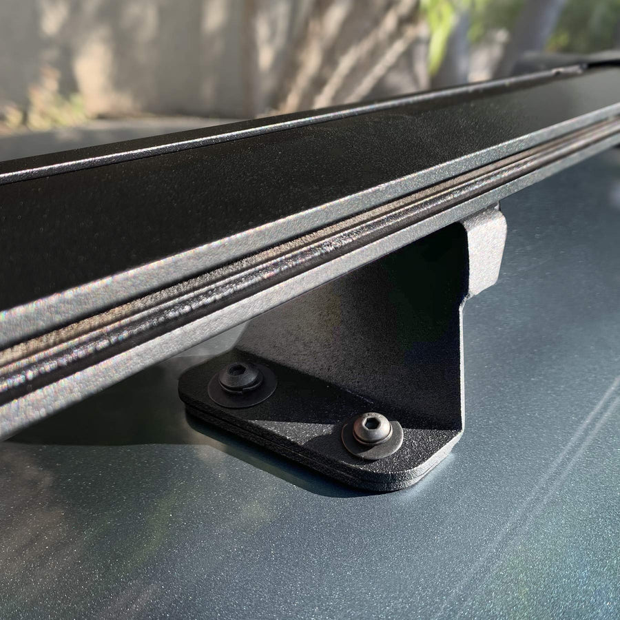 Go Rhino Mounting Kit SRM - 4 Fixed Mounts | Mild Steel, Textured Black | 5910001T | Fits Go Rhino SRM300, SRM400, SRM500, & SRM600 Roof Racks