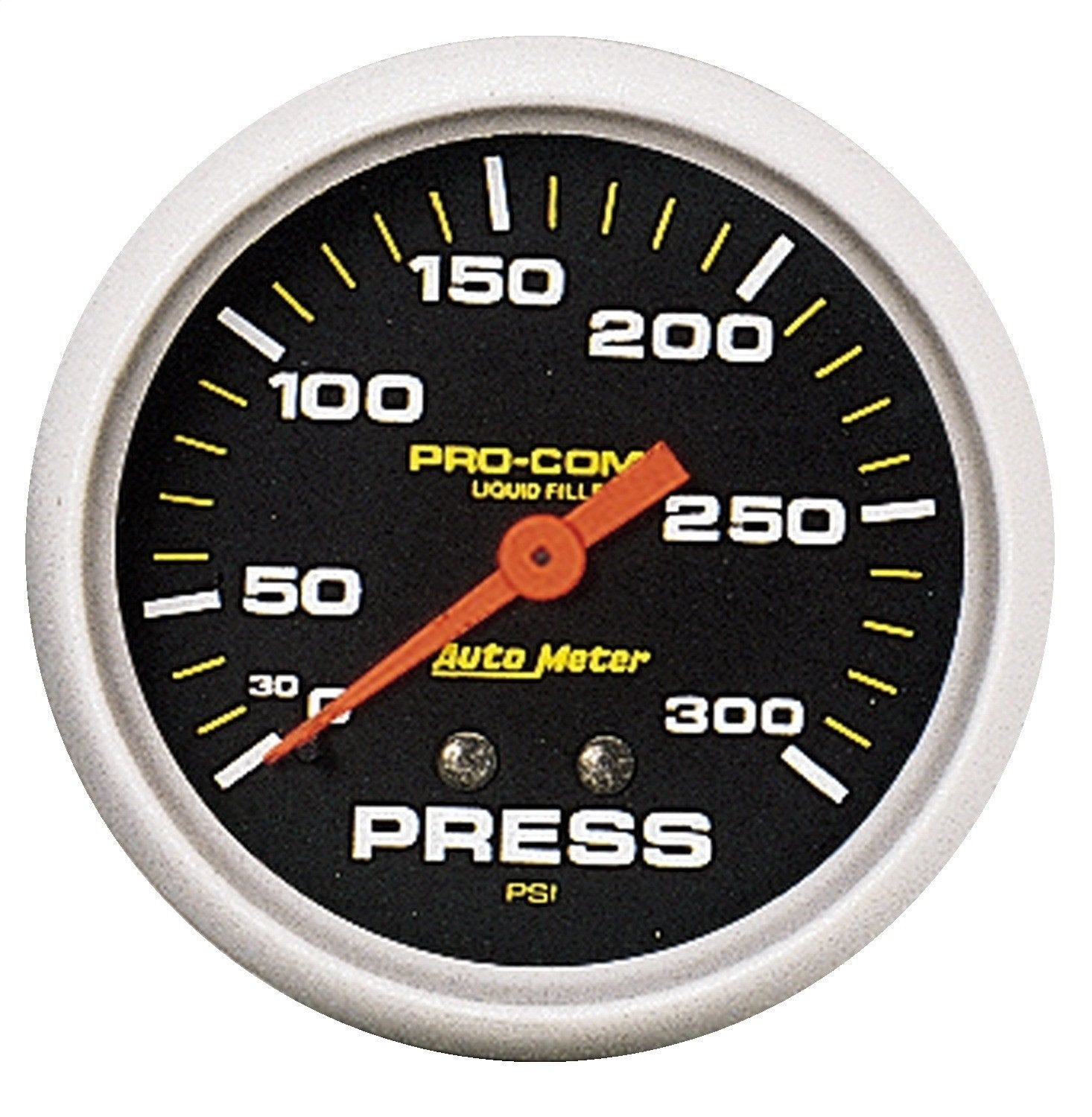 AUTO METER Pro-Comp 5423 Liquid-Filled Mechanical Pressure Gauge,2.625 in.