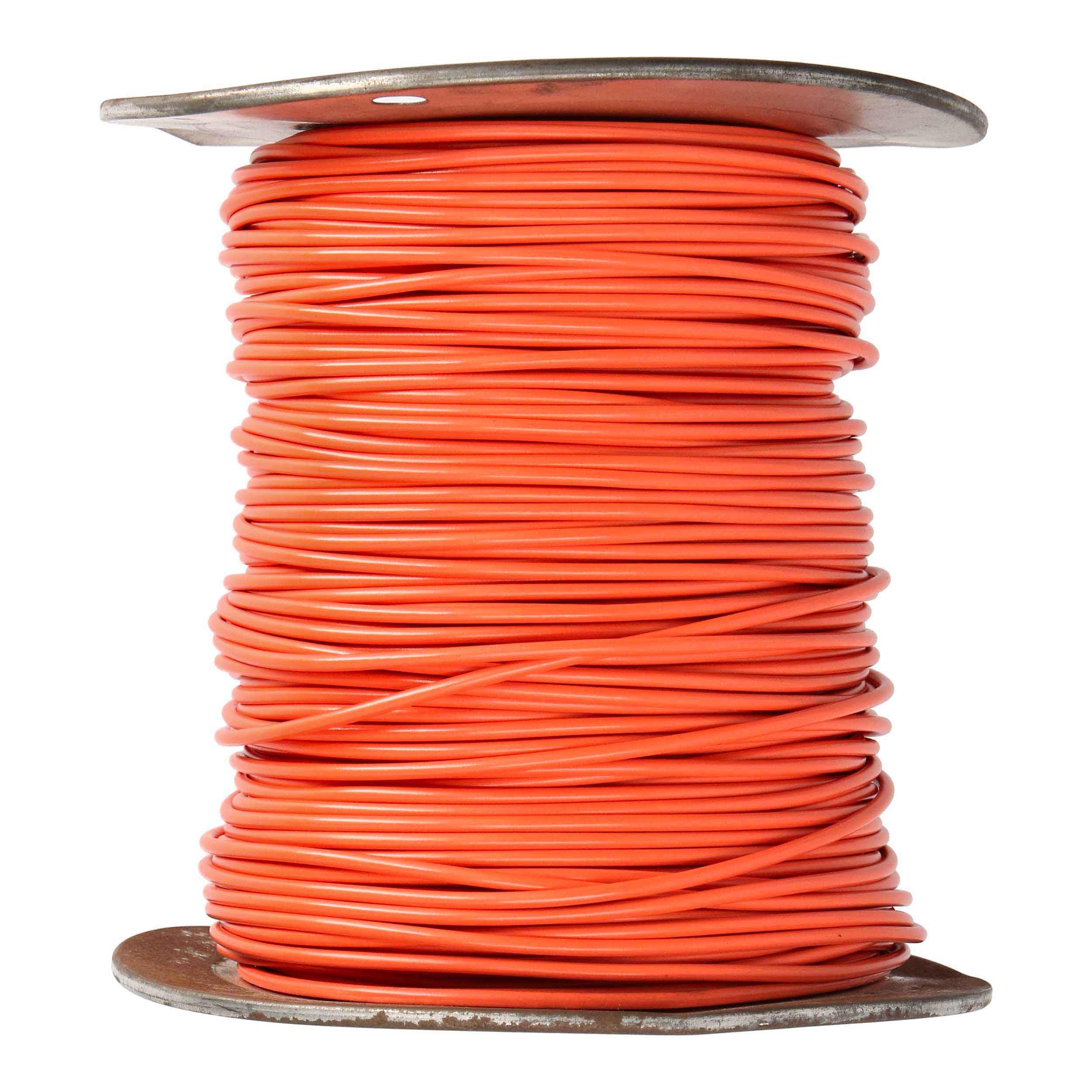 14 Ga Install Bay US GPT All Copper Primary Wire Orange - Coil of 500 Ft