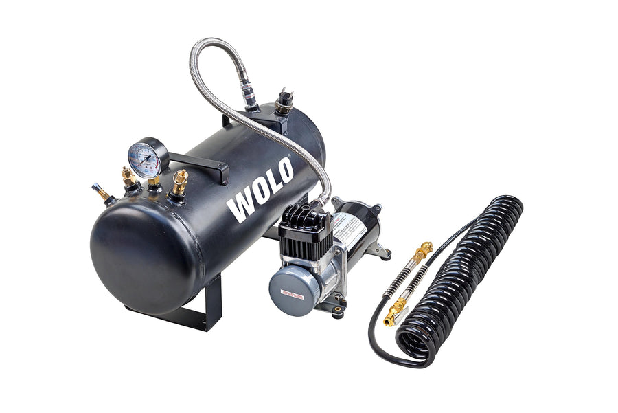 Tornado Heavy-Duty Compressor Wolo (858) with 2.5 Gallon Capacity Tank