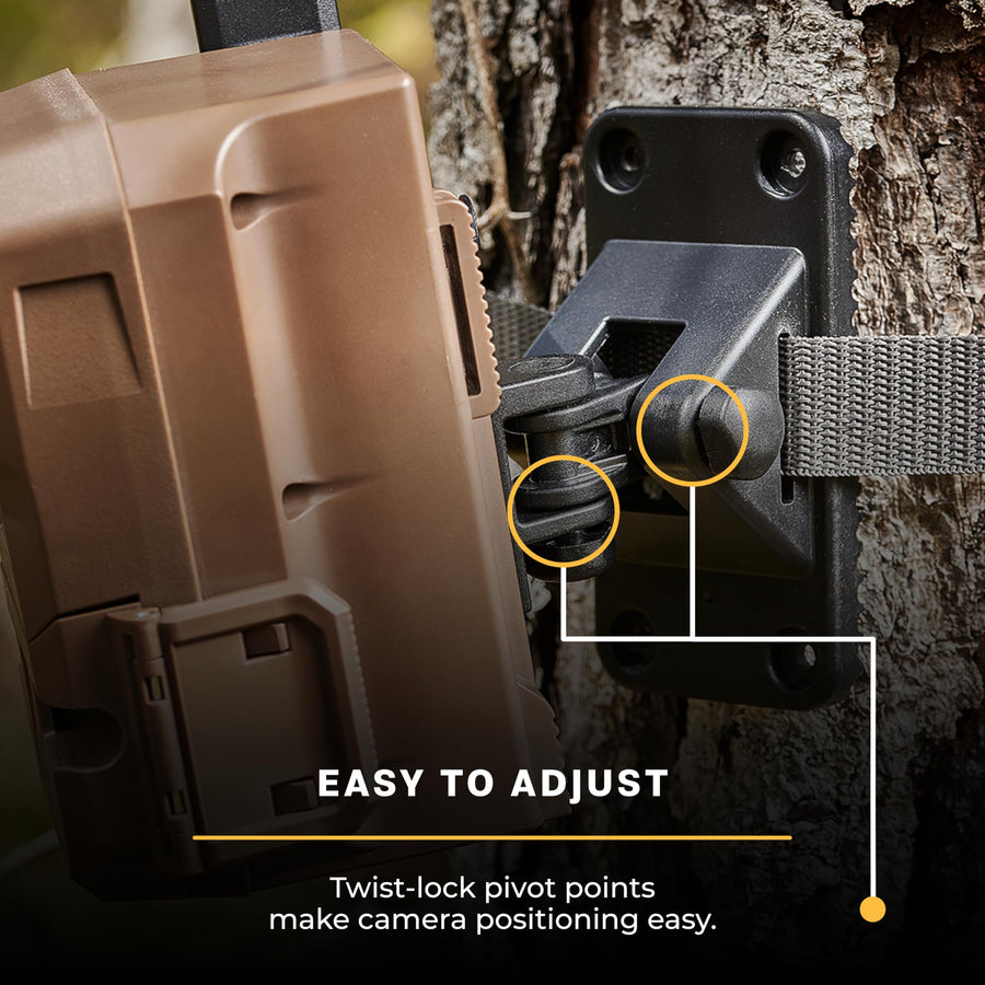 Moultrie Edge Series Cellular Trail Cameras Flex Mount - Adaptable Mounting, Easy Setup, Built to Last