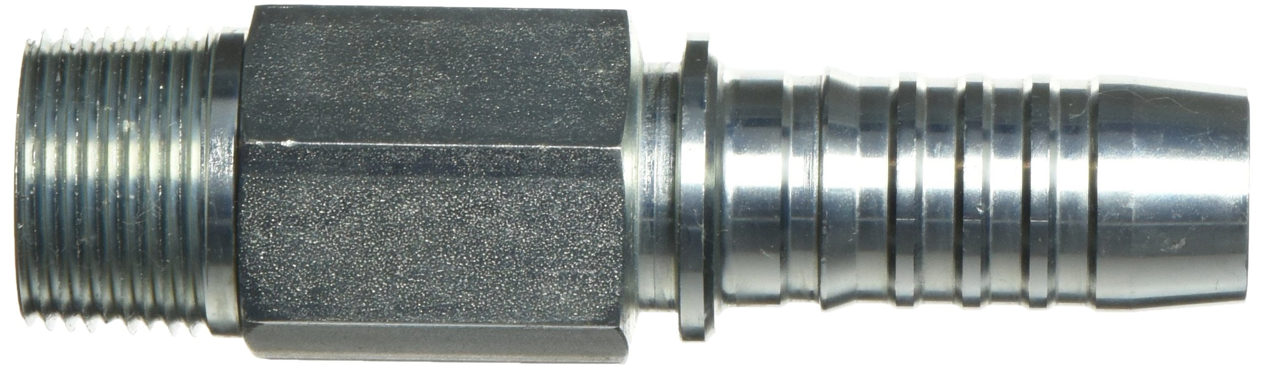 GlobalSpiral Series Gates 16GS-16MPLH Couplings, Male Pipe NPTF, 30 Degree Cone Seat, Long Hex, 1" ID