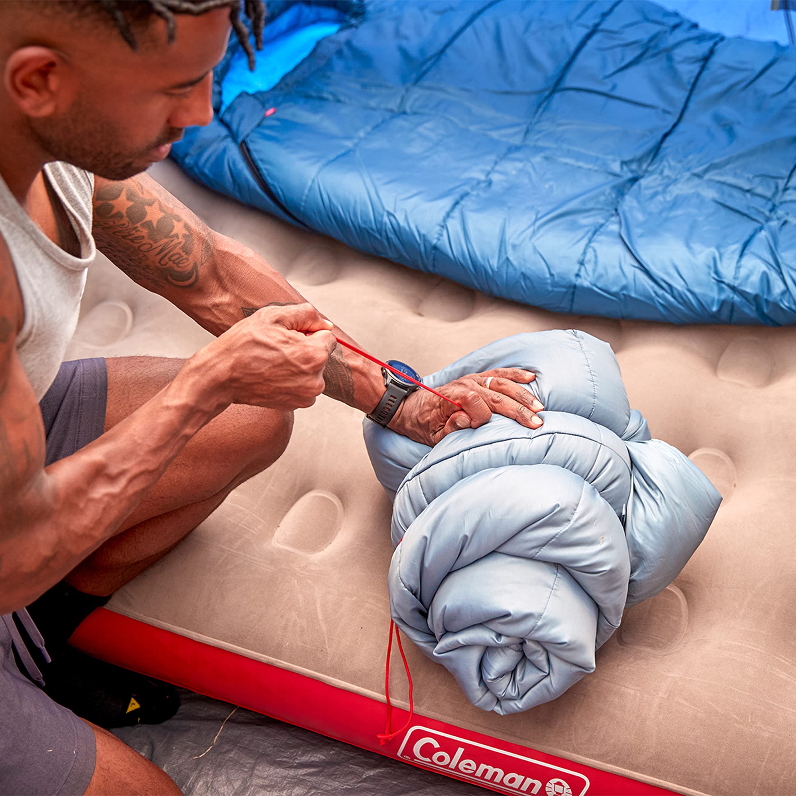 Tidelands 50° Coleman Big & Tall Mummy Sleeping Bag for Adults