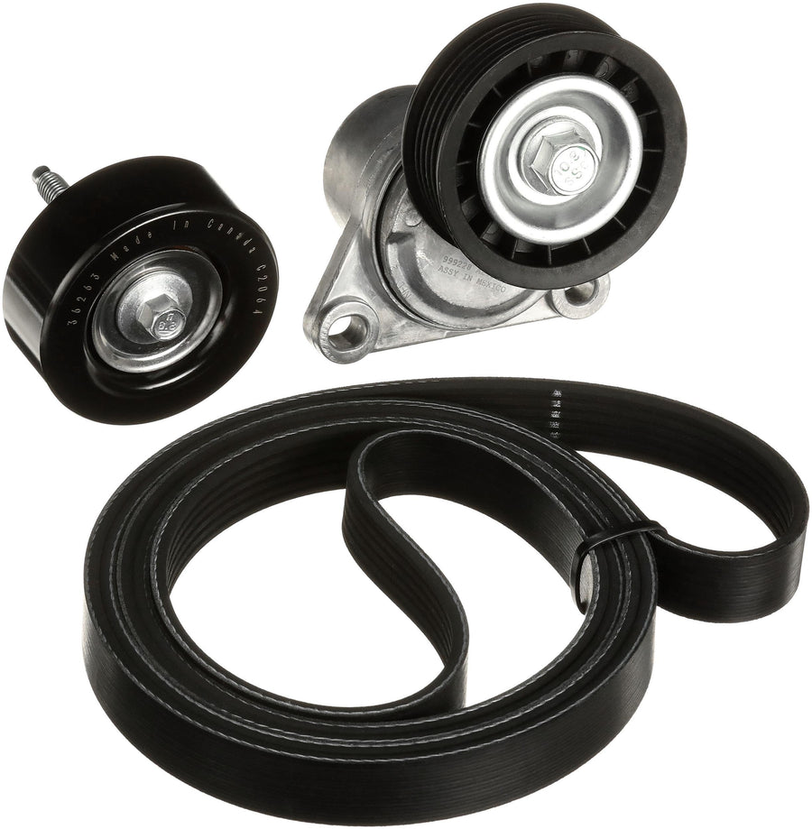 Complete Gates Serpentine Belt Drive Component Kit 90K-38408D