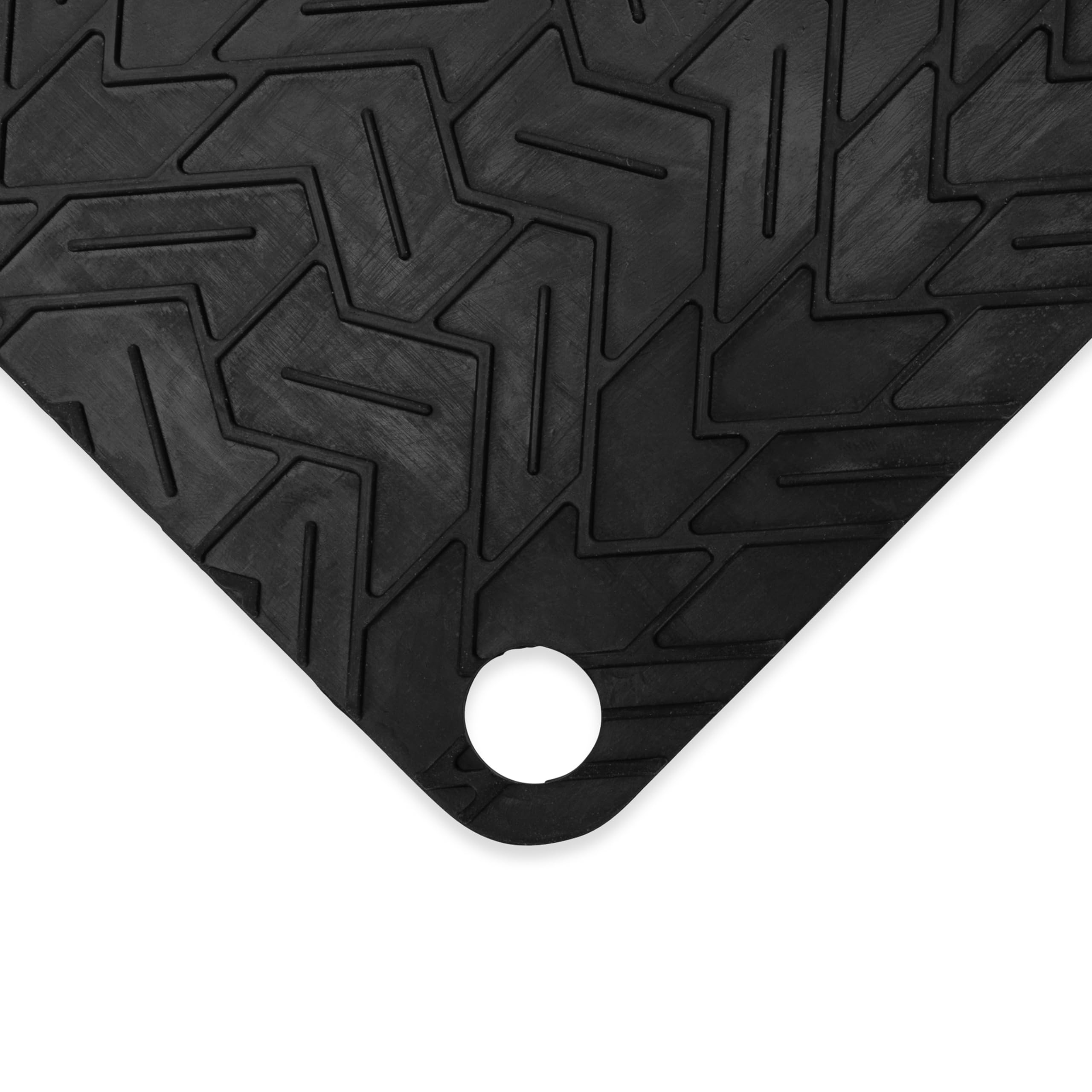 Camco RV Leveling Blocks Flexible Grip Pads - 10-Inches (L) x 9.5-Inches (W) - Protects Your Leveling Blocks from Uneven Surfaces - Easy to Carry and Store - 4-Pack (44529)