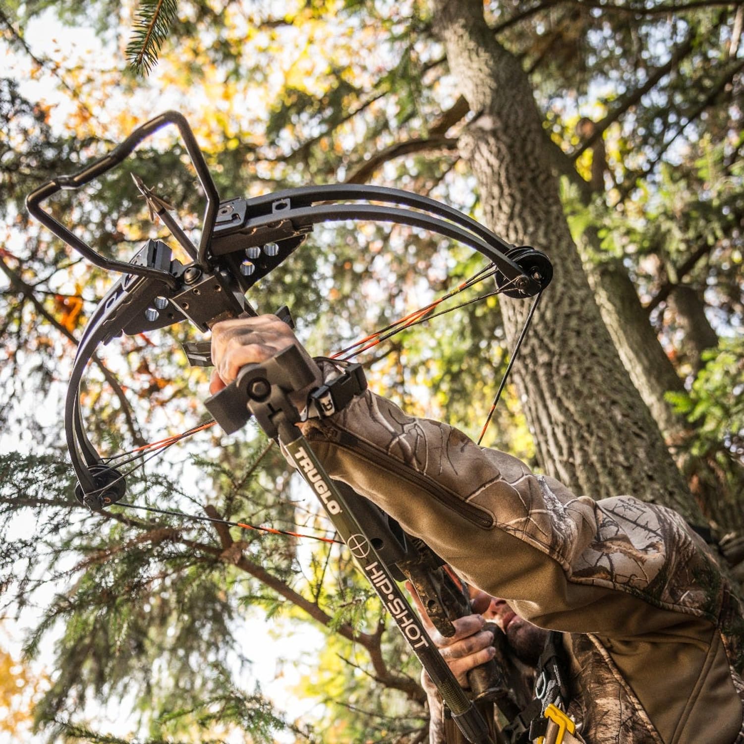 TRUGLO Lightweight Hip Shot Compact Portable Versatile Telescopic Crossbow Shooting Rest for Improved Accuracy