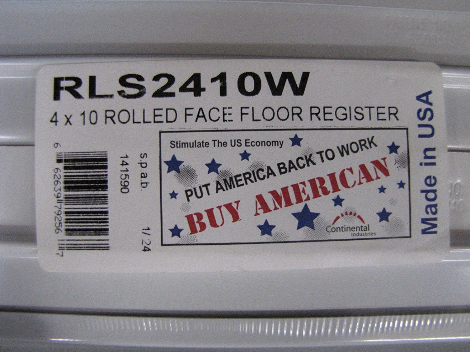 White Floor Register 4 X 10