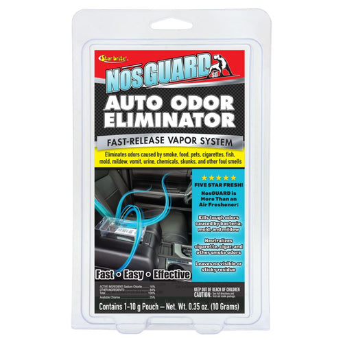 Auto Odor Eliminator STAR BRITE, Fast Release Vapor System Eliminates Car Odors in 4-6 Hours (19970)