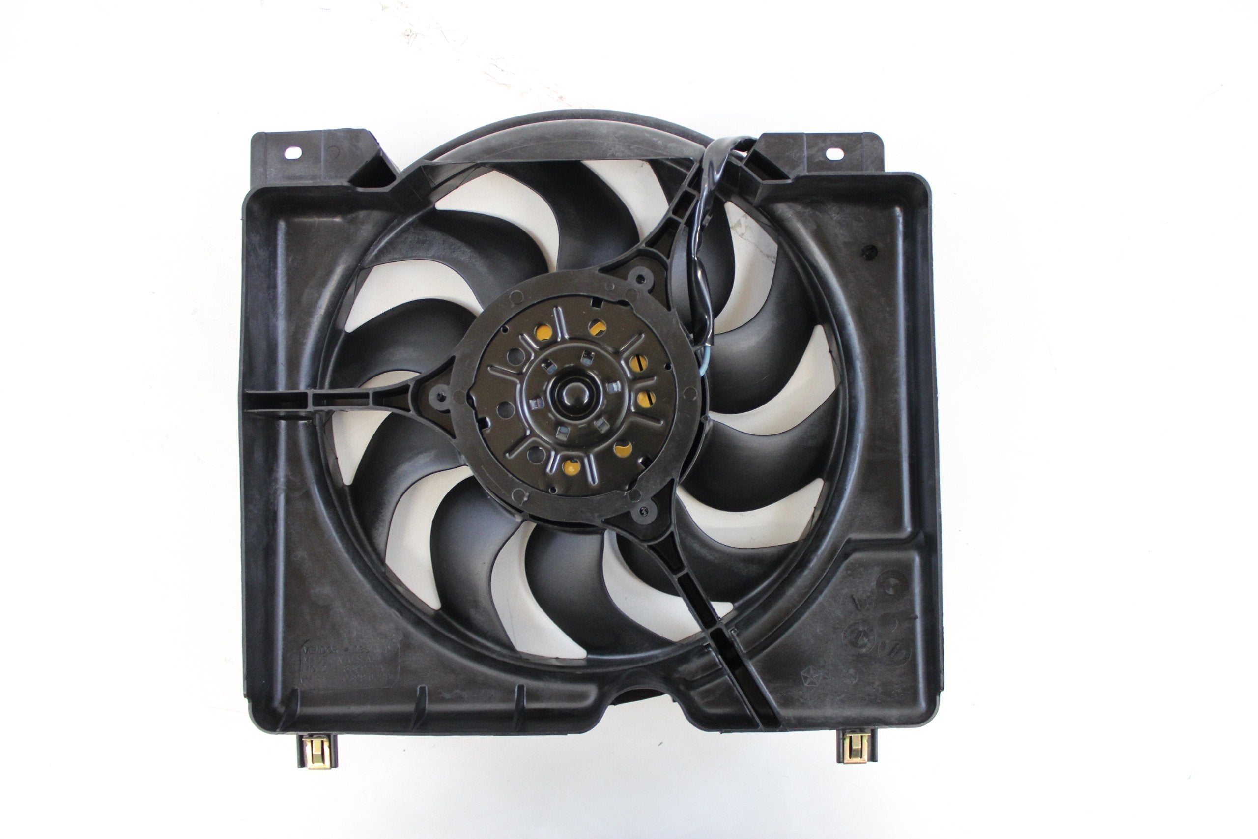 Cooling Fan Assembly Crown Automotive 52028337AC, black