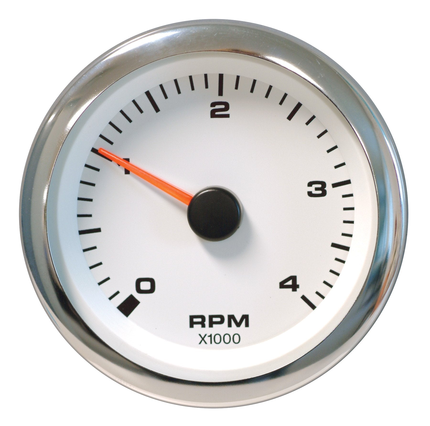 Premier Sierra International 62547P White Pro Electric Tachometer for Diesel Alternator, 3"