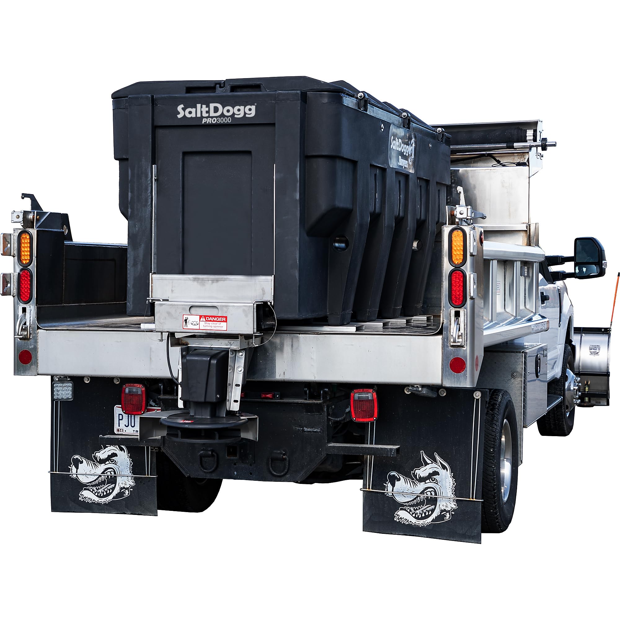 Buyers Products PRO3000CH SALTDOGG Electric Poly Hopper Spreader with Conveyor Chain