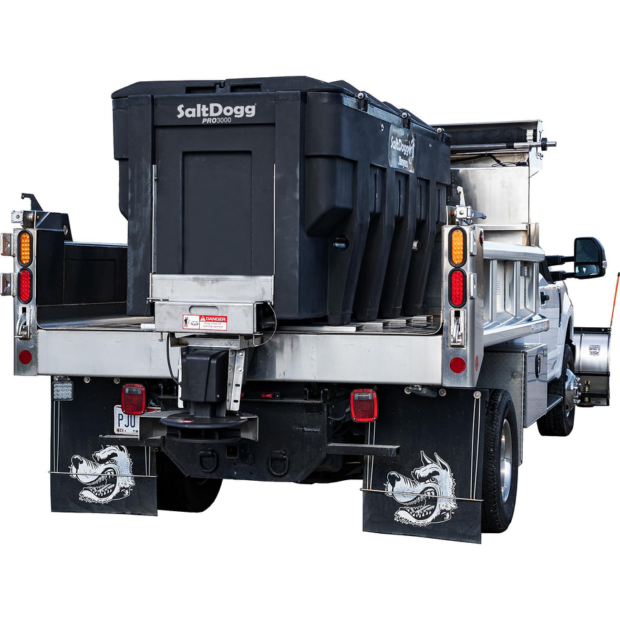 Buyers Products PRO3000CH SALTDOGG Electric Poly Hopper Spreader with Conveyor Chain