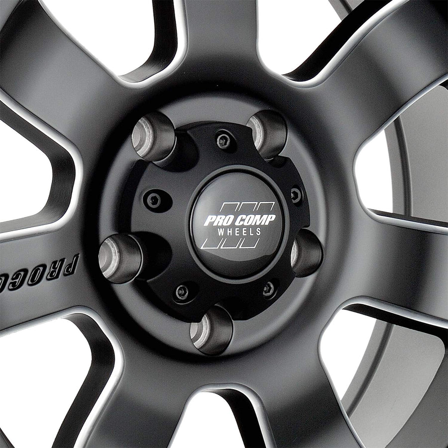 Inertia PRO COMP Series Satin Black Milled (17x9 / 5x5 / 0mm)
