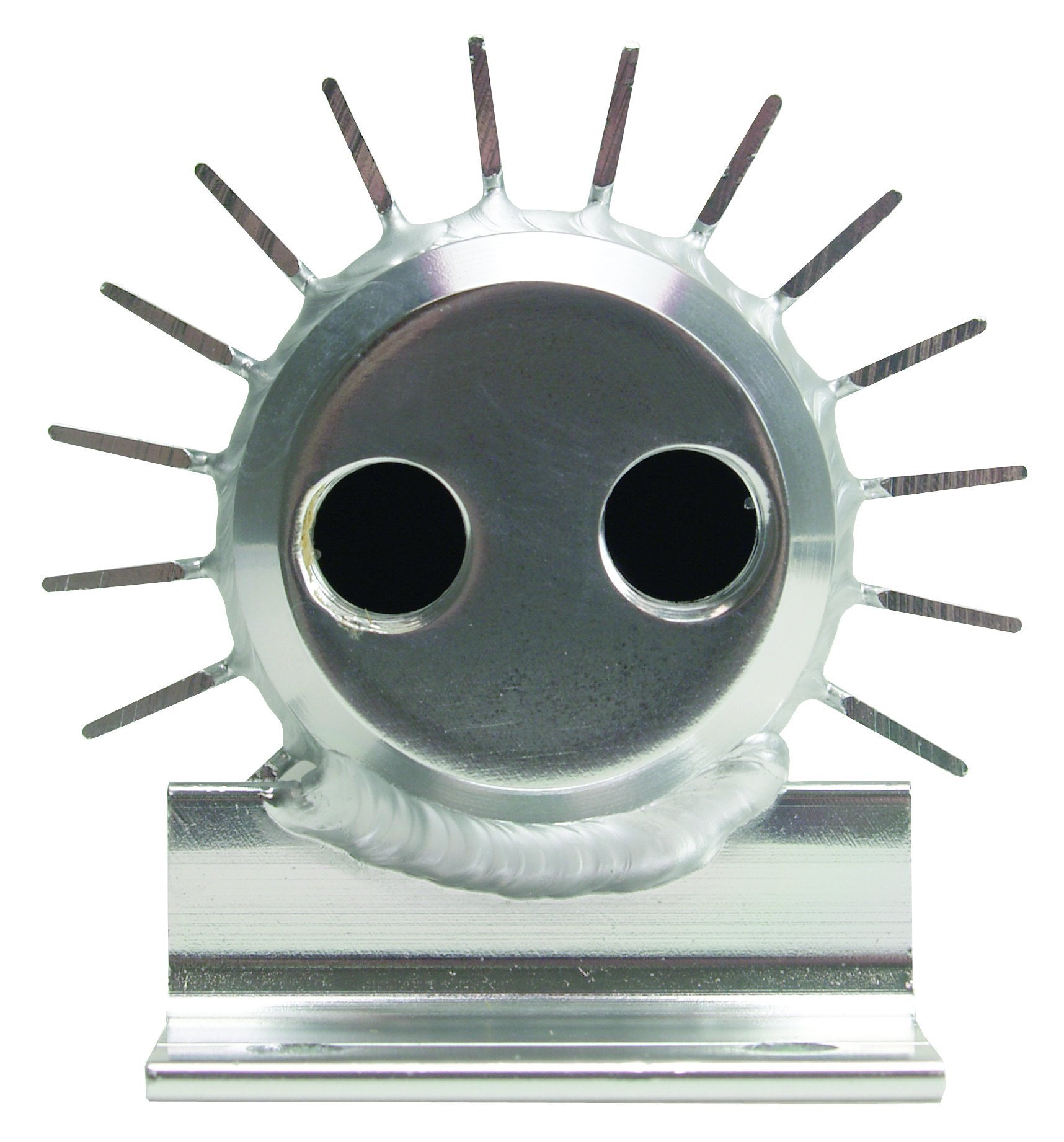 Dual Pass Derale Aluminum Heat Sink Cooler, Silver