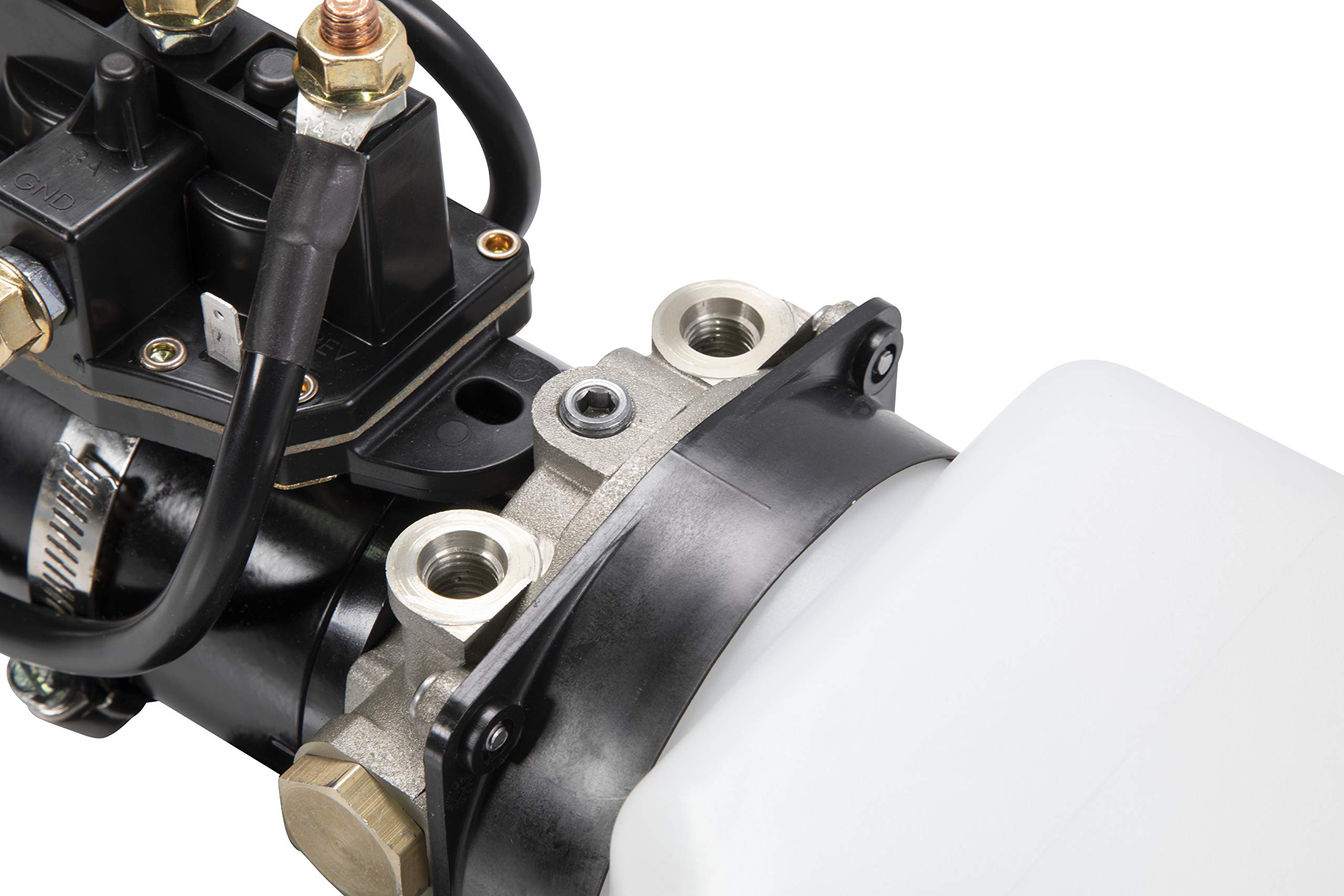 Hydraulic Power Unit Lippert with 2QT Pump Reservoir Kit - 141111, WHITE,BLACK (Cap color may vary)