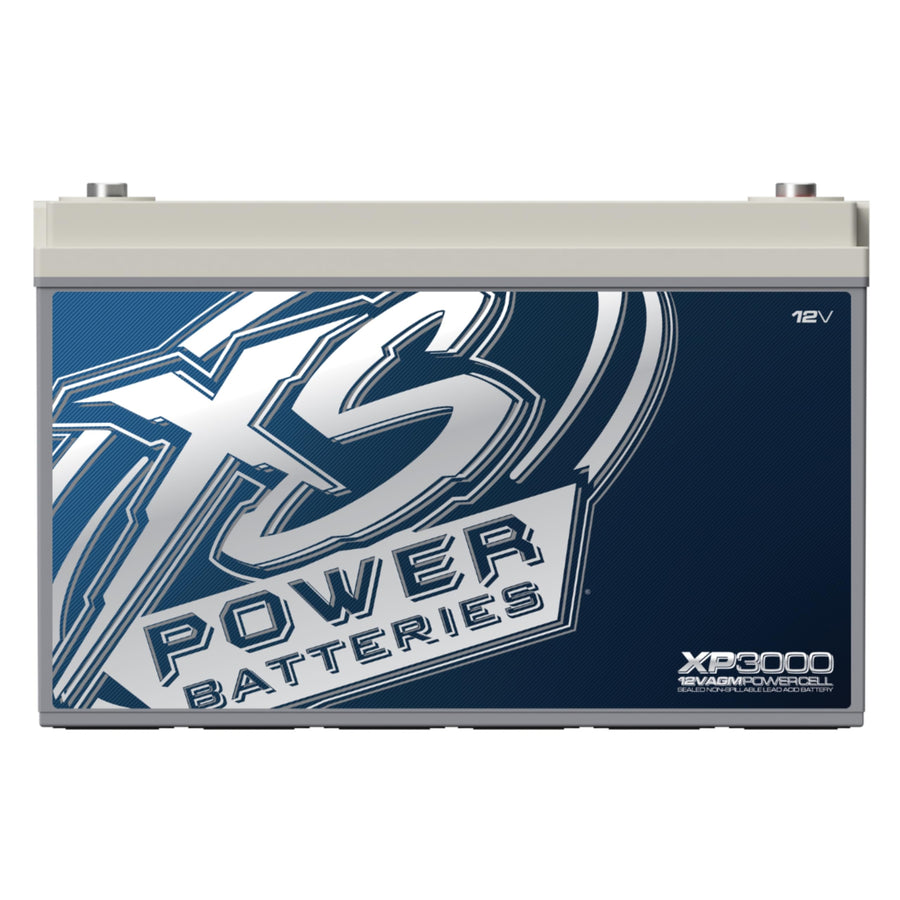 XS Power 12V XP3000 XP Series 3,000 Amp AGM Supplemental Battery with M6 Terminal Bolt