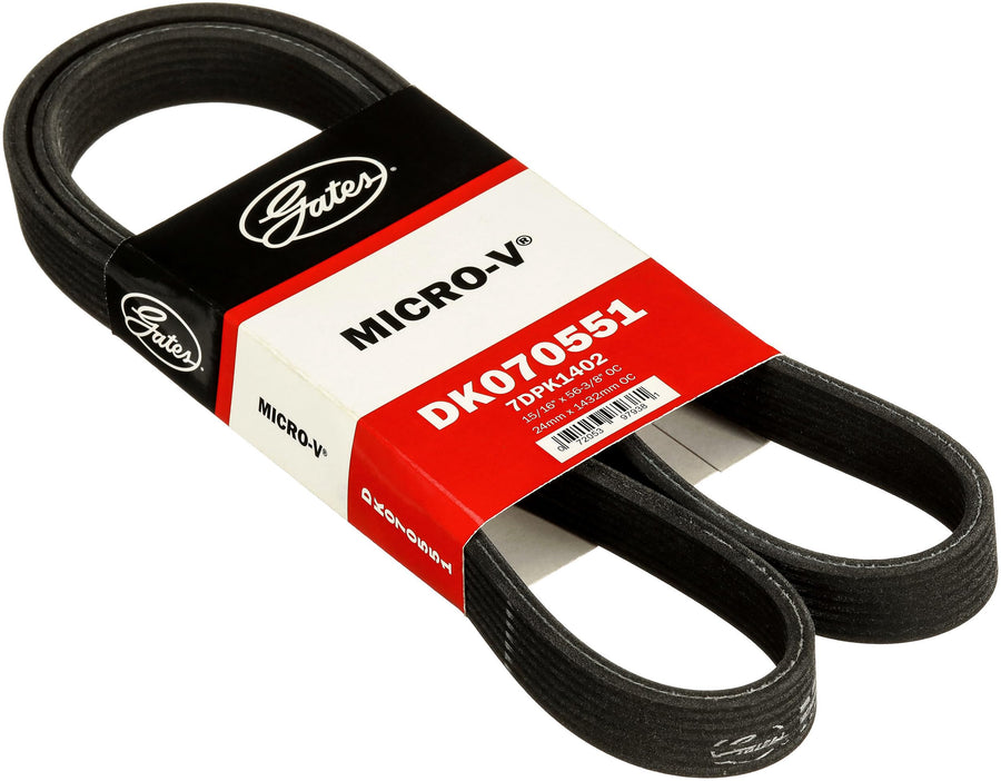 Gates Micro-V DK070551 Dual-Sided Serpentine Drive Belt