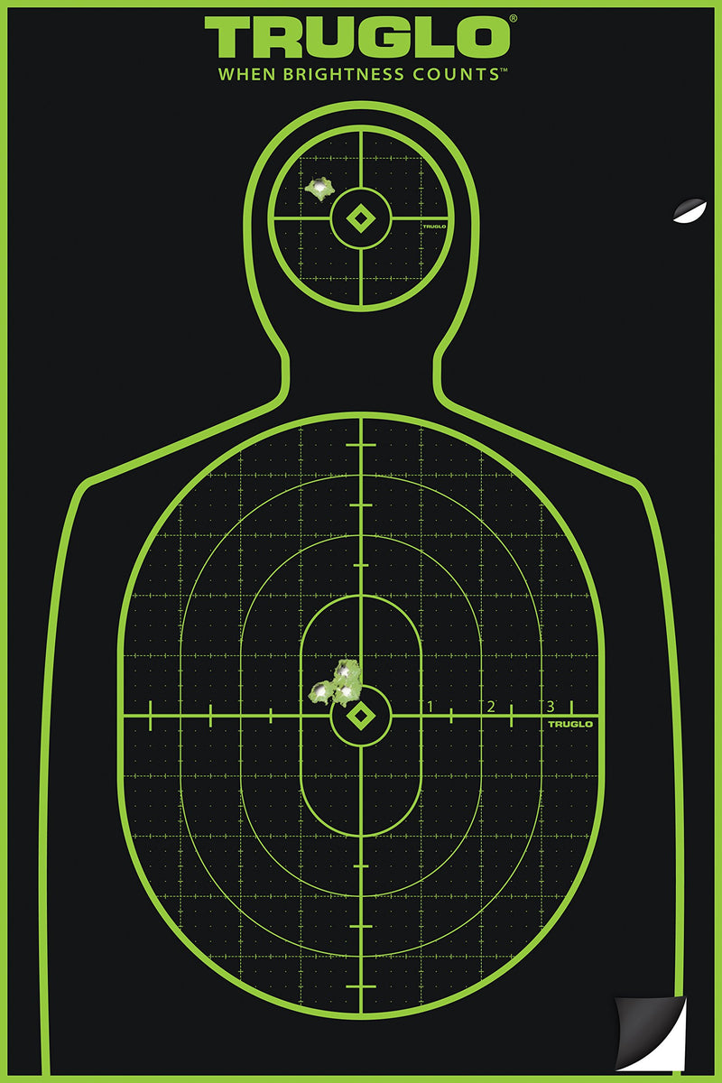 TRUGLO Reactive TRU-SEE Splatter Handgun Target, 12-Pack, Green