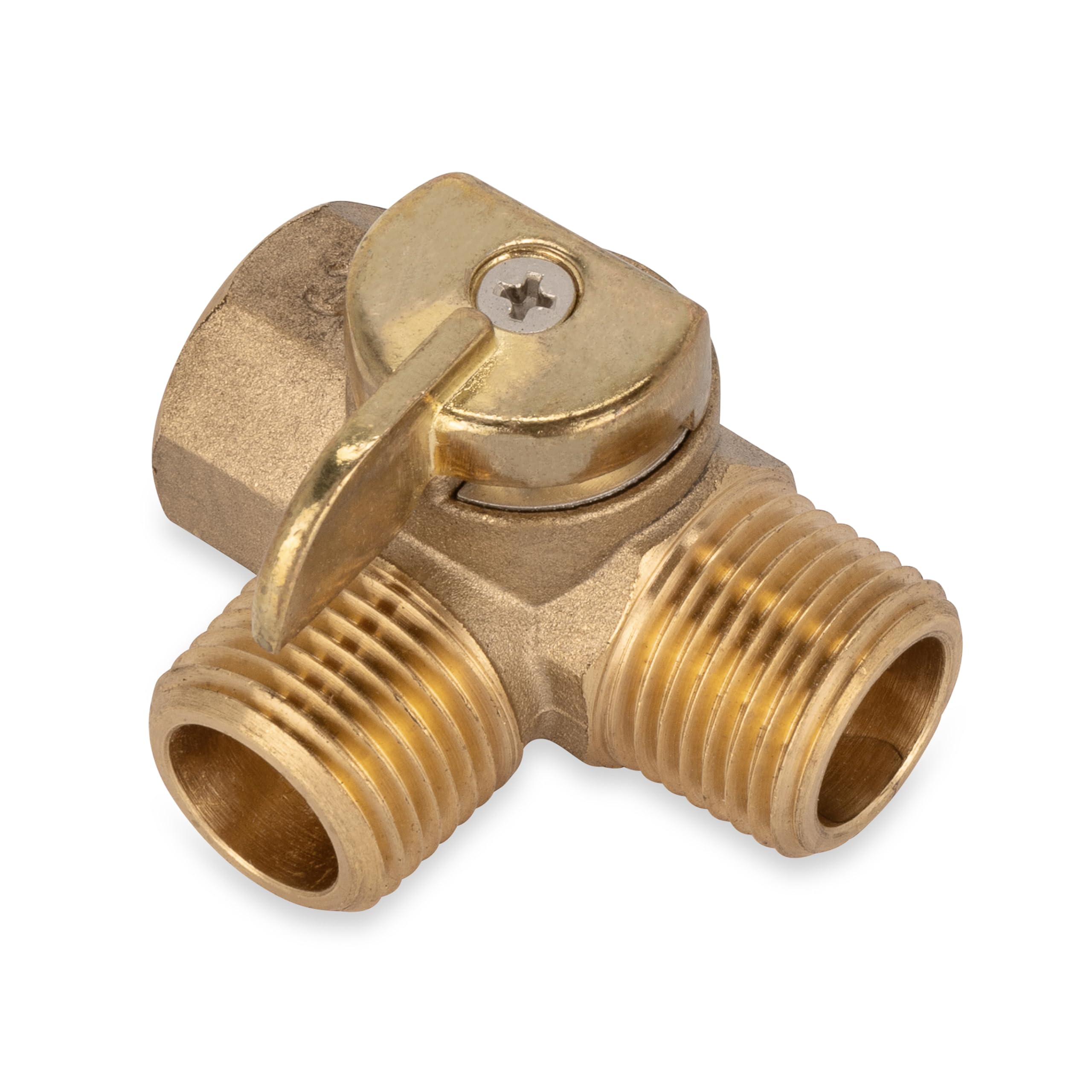 Camco Water Heater Camper/RV By-Pass Kit - Designed to By-Pass RV Water Heater During Camper Winterizing - Features 8-Inch Nylon Reinforced Hose with 2 Brass Valves (35953)
