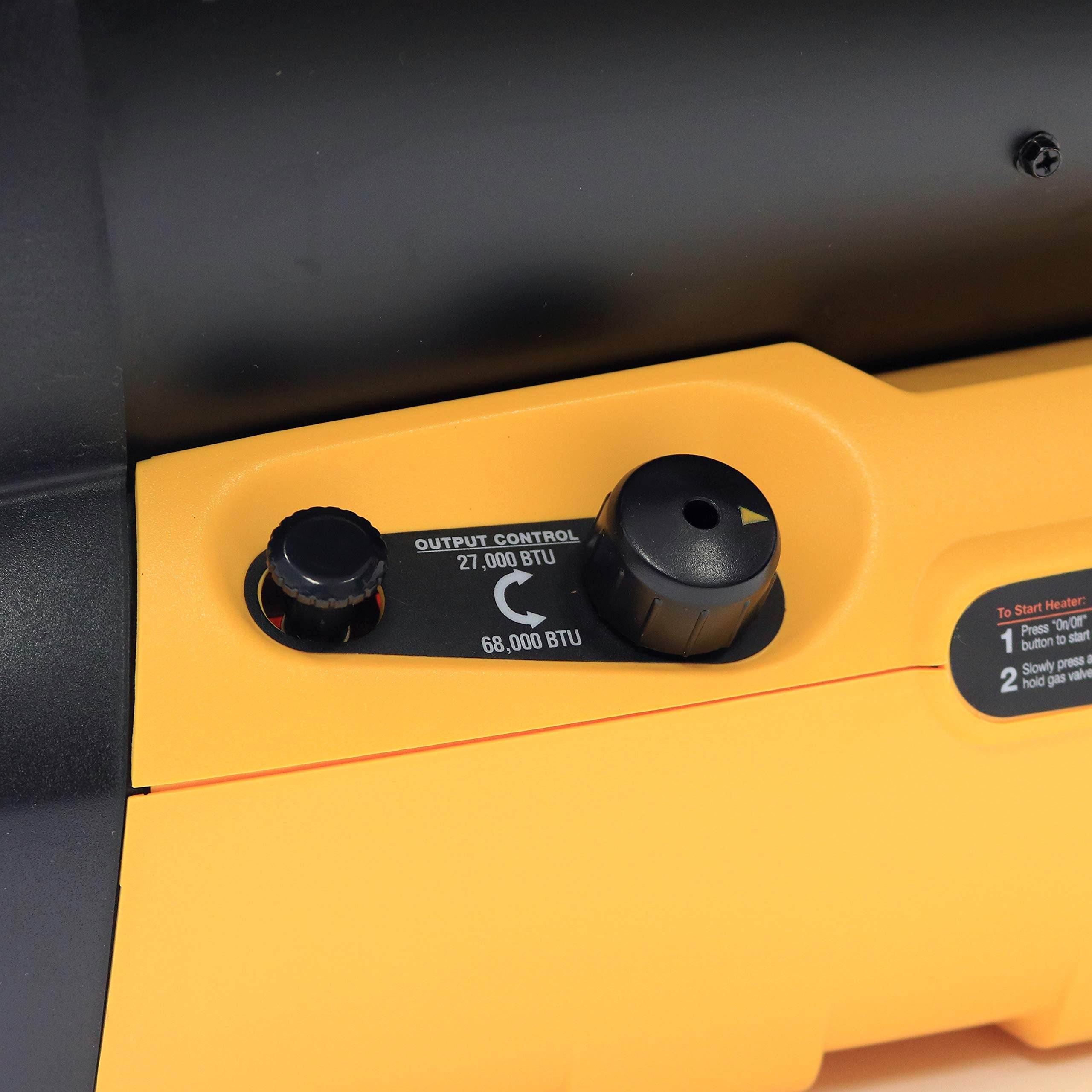 Hybrid DEWALT 68,000 BTU Portable Forced Air Propane Heater, Yellow (DXH70CFAV) - Canada