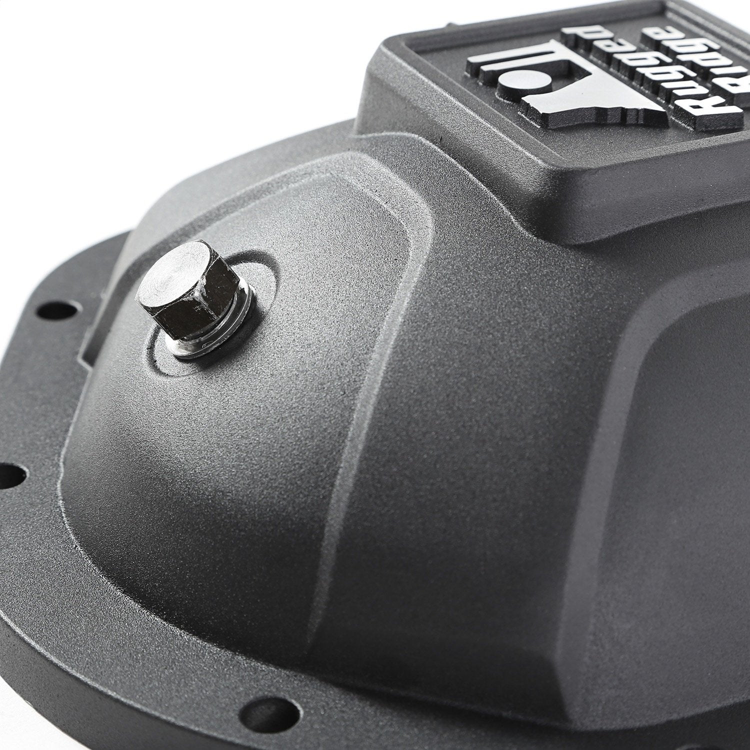 Boulder Aluminum Differential Cover, Rugged Ridge | Black | 16595.12 | Fits Dana 44