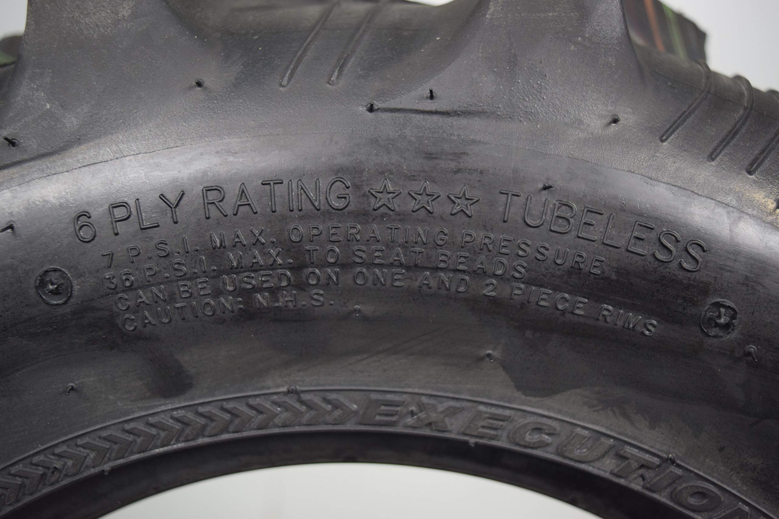 25x8-12 Kenda Executioner 6 PLY ATV K538 Single Tire w/ 25x8-12 TR-6 Inner Tube
