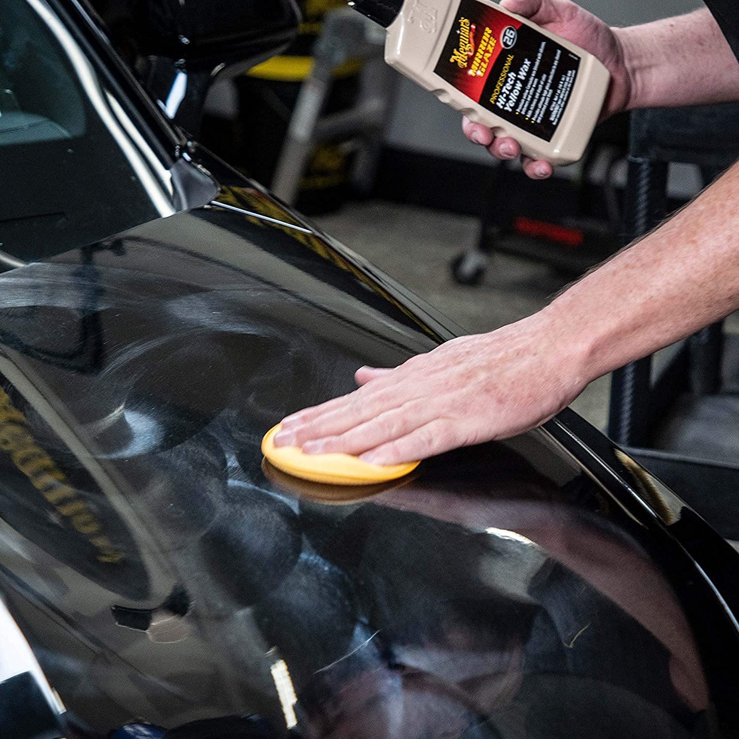 Hi-Tech Meguiar'S Yellow Wax (No. 26) Mirror Glaze 16 Fl. Oz. Yellow