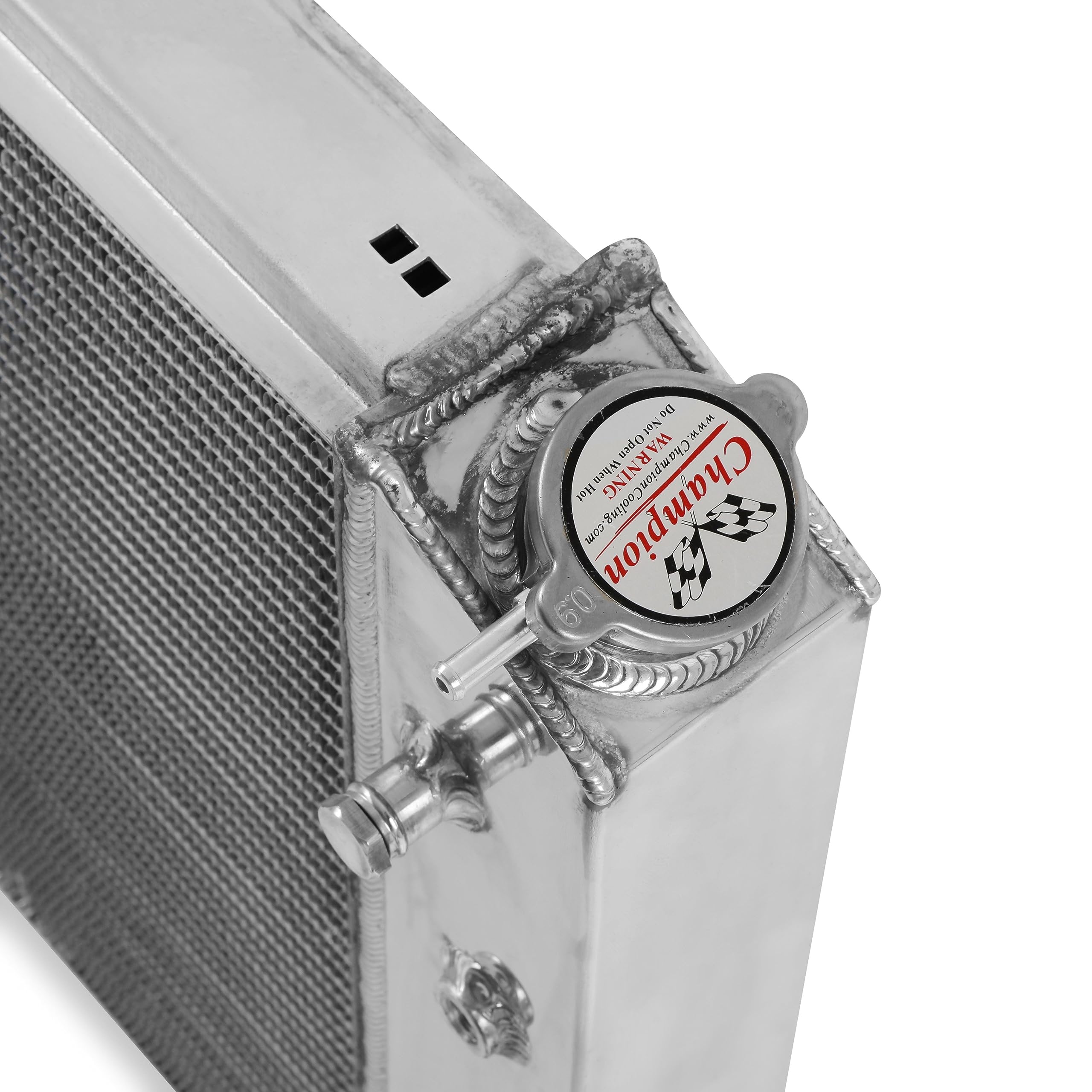 ALR87C4 Brothers Trucks Aluminum Radiator - Auto - V8-4 Row