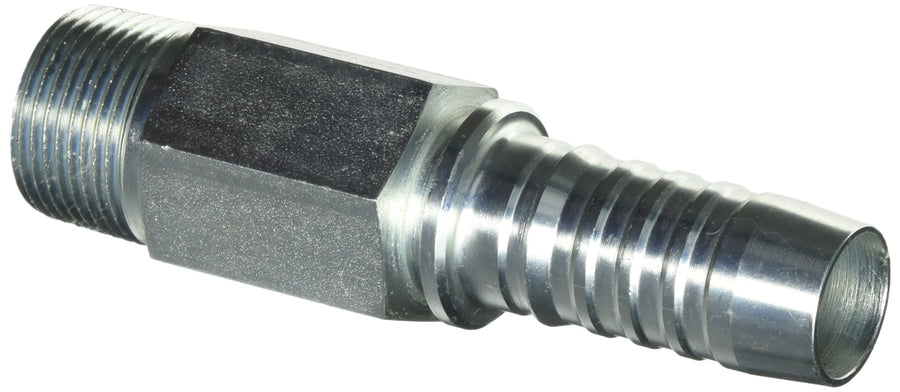 GlobalSpiral Series Gates 16GS-16MPLH Couplings, Male Pipe NPTF, 30 Degree Cone Seat, Long Hex, 1" ID