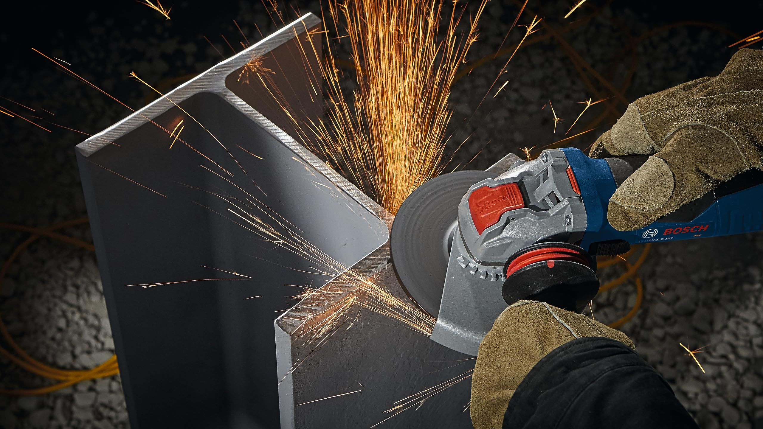 X-LOCK Bosch GWX13-60 6 In. Angle Grinder with Side Switch
