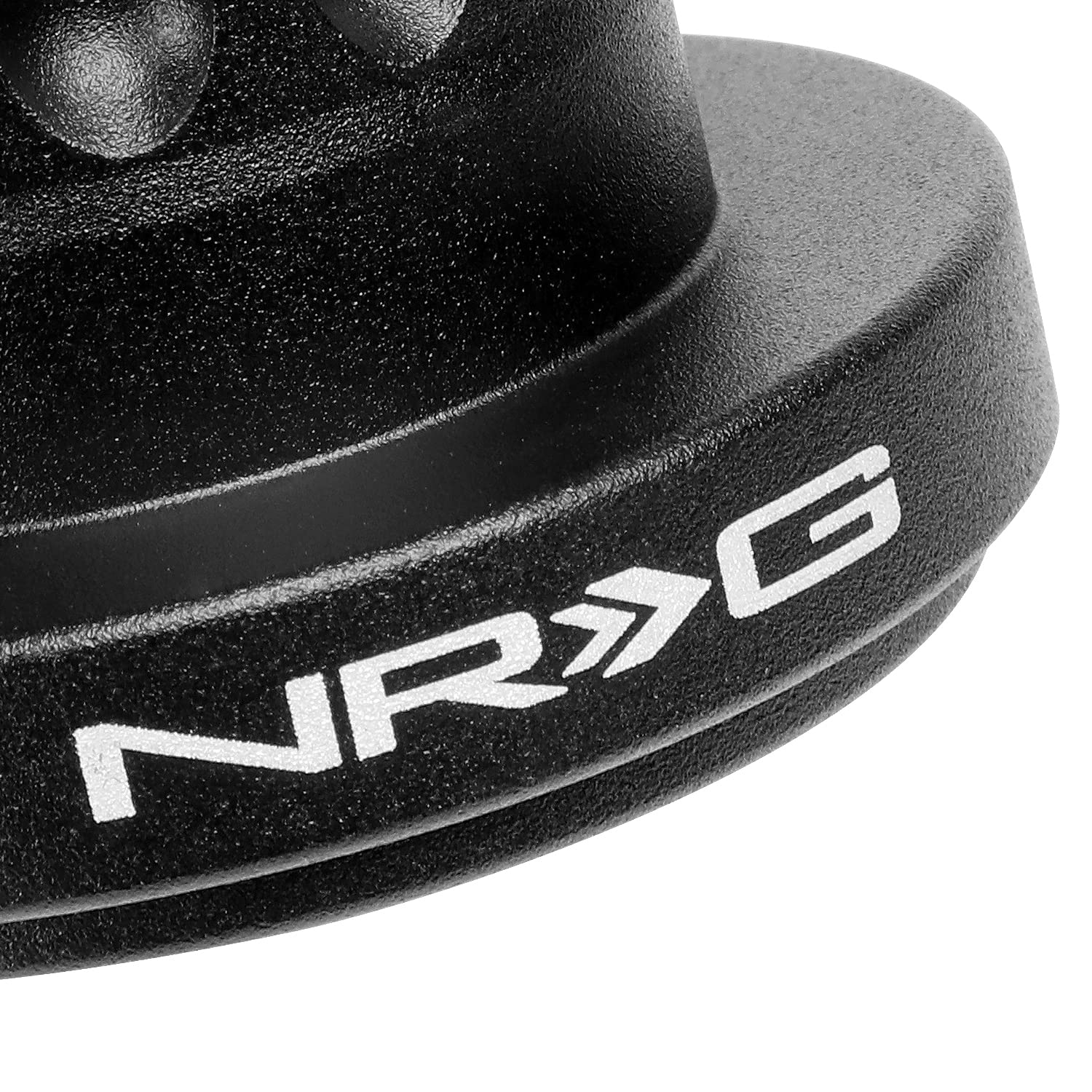 NRG Innovations SRK-RL190H-BK Short Hub Adapter Steering Wheel Compatible with 86-91 CRX Civic / 86-90,Black