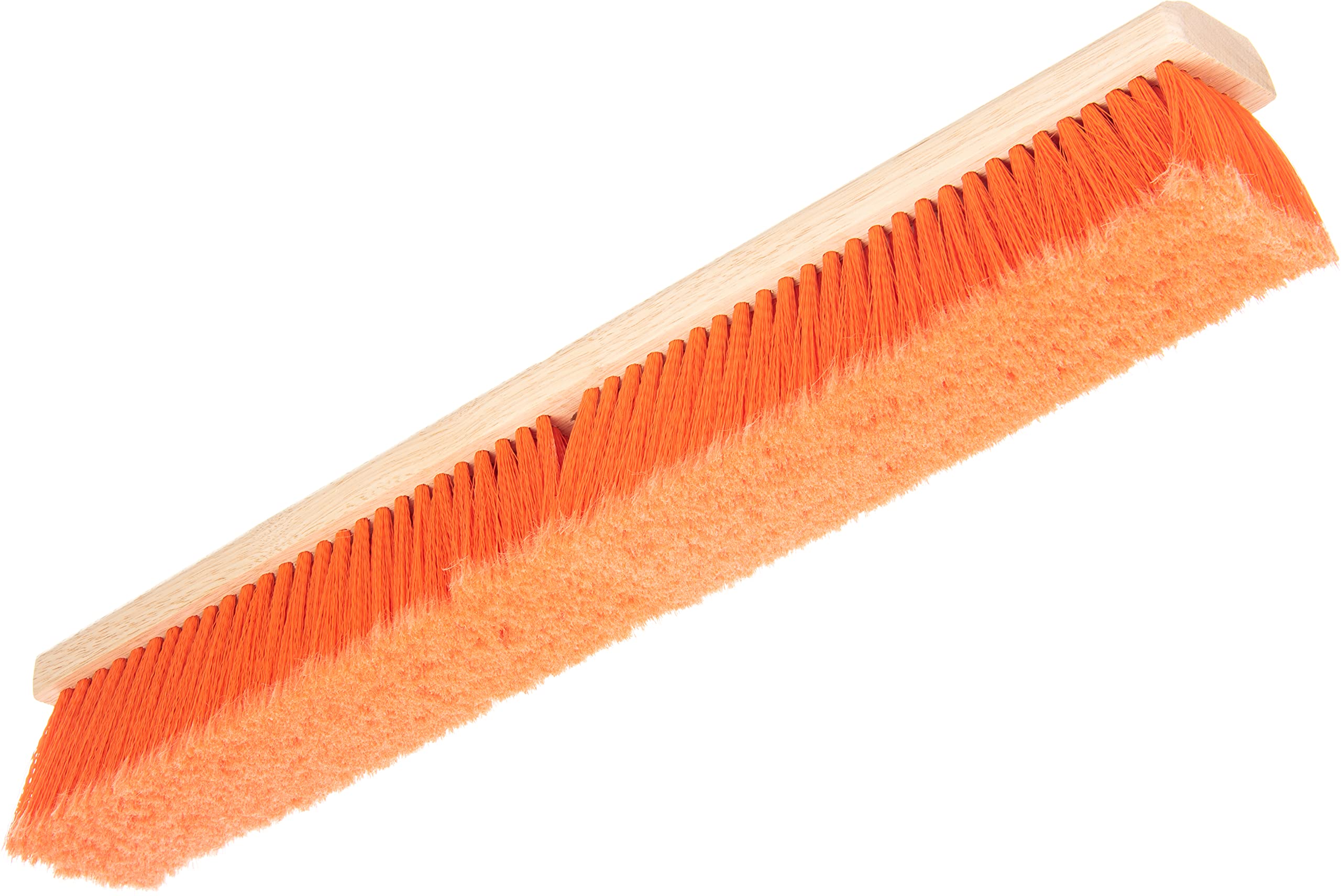 Flo-Pac SPARTA 4501424 Flagged Fine Floor Sweep, Polypropylene Bristles, 24" Block Size, 3" Bristle Trim, Orange