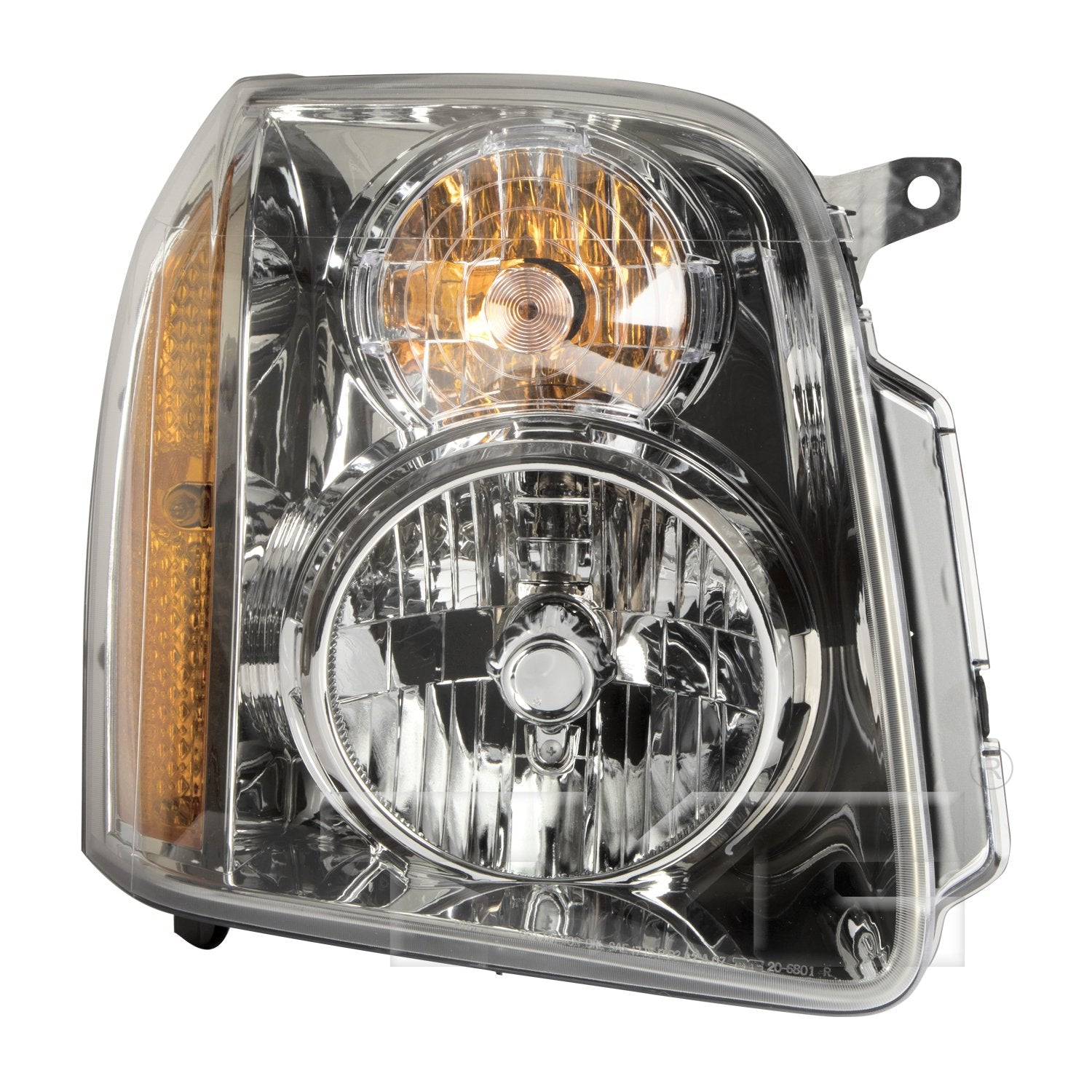Right TYC Headlight Assembly Compatible with 2007-2014 GMC Yukon Denali Suv